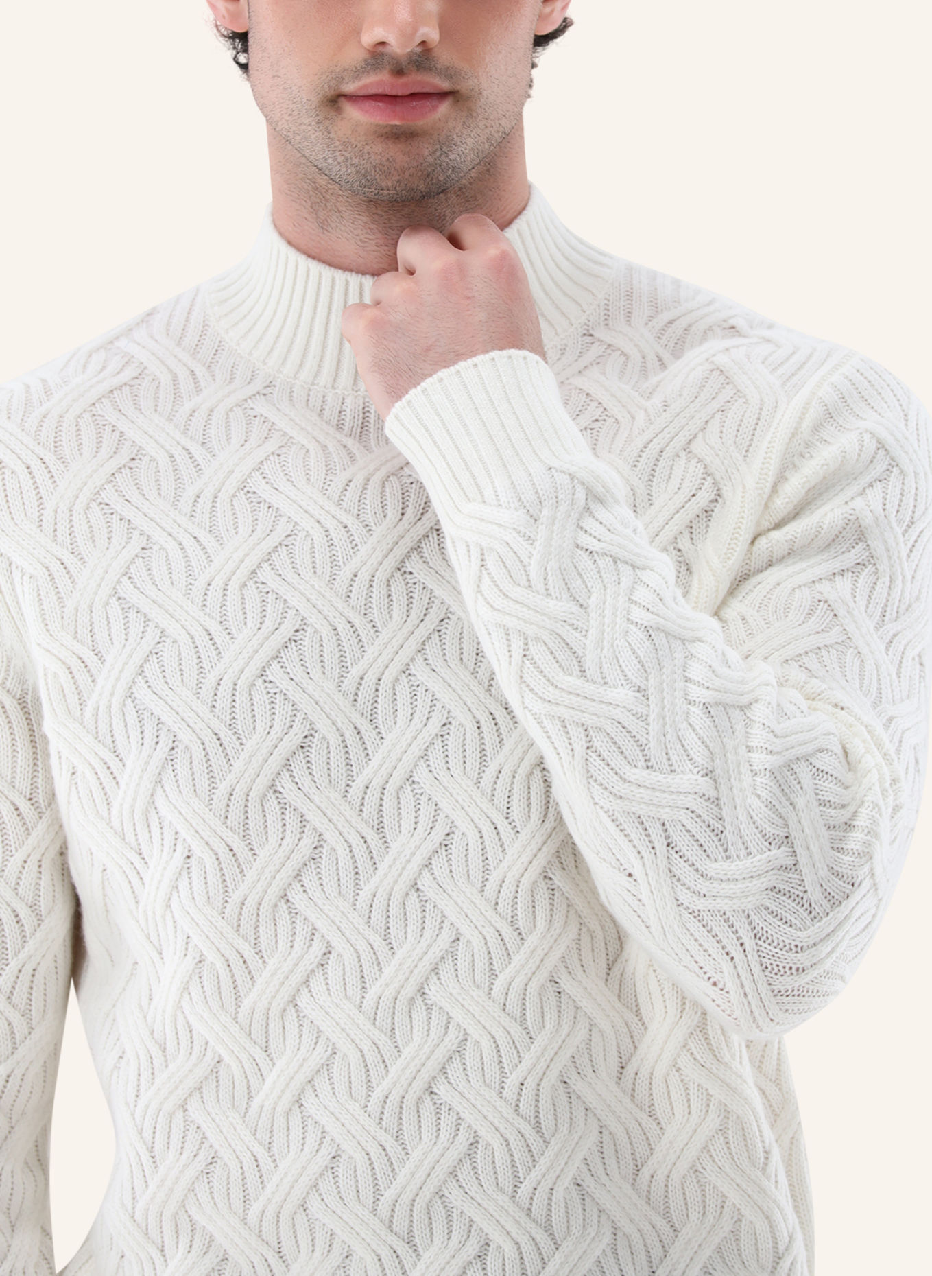 van Laack Pullover: BEIGE