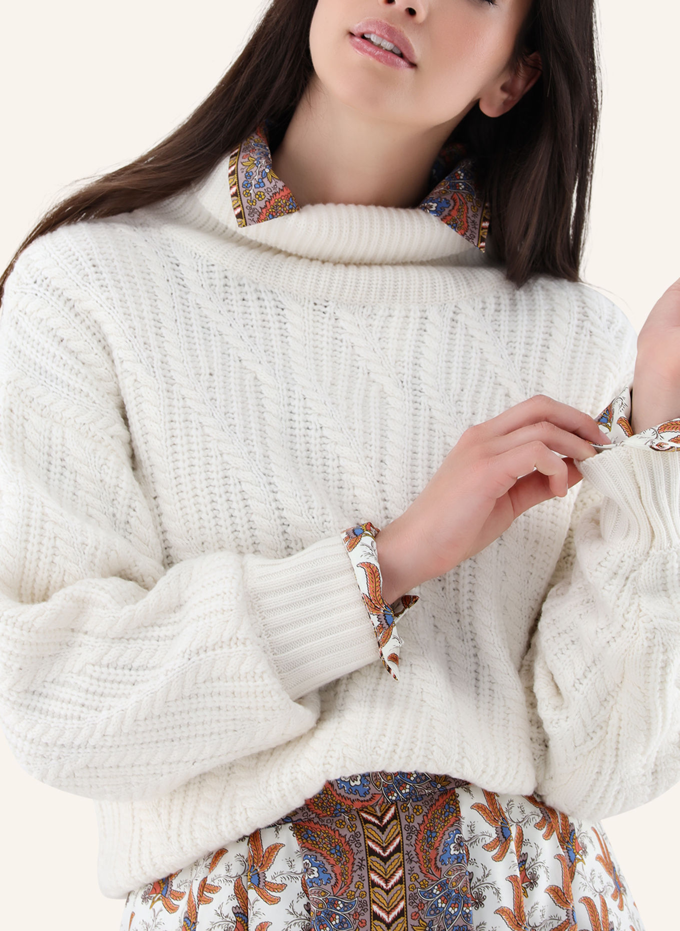 van Laack Pullover: BEIGE