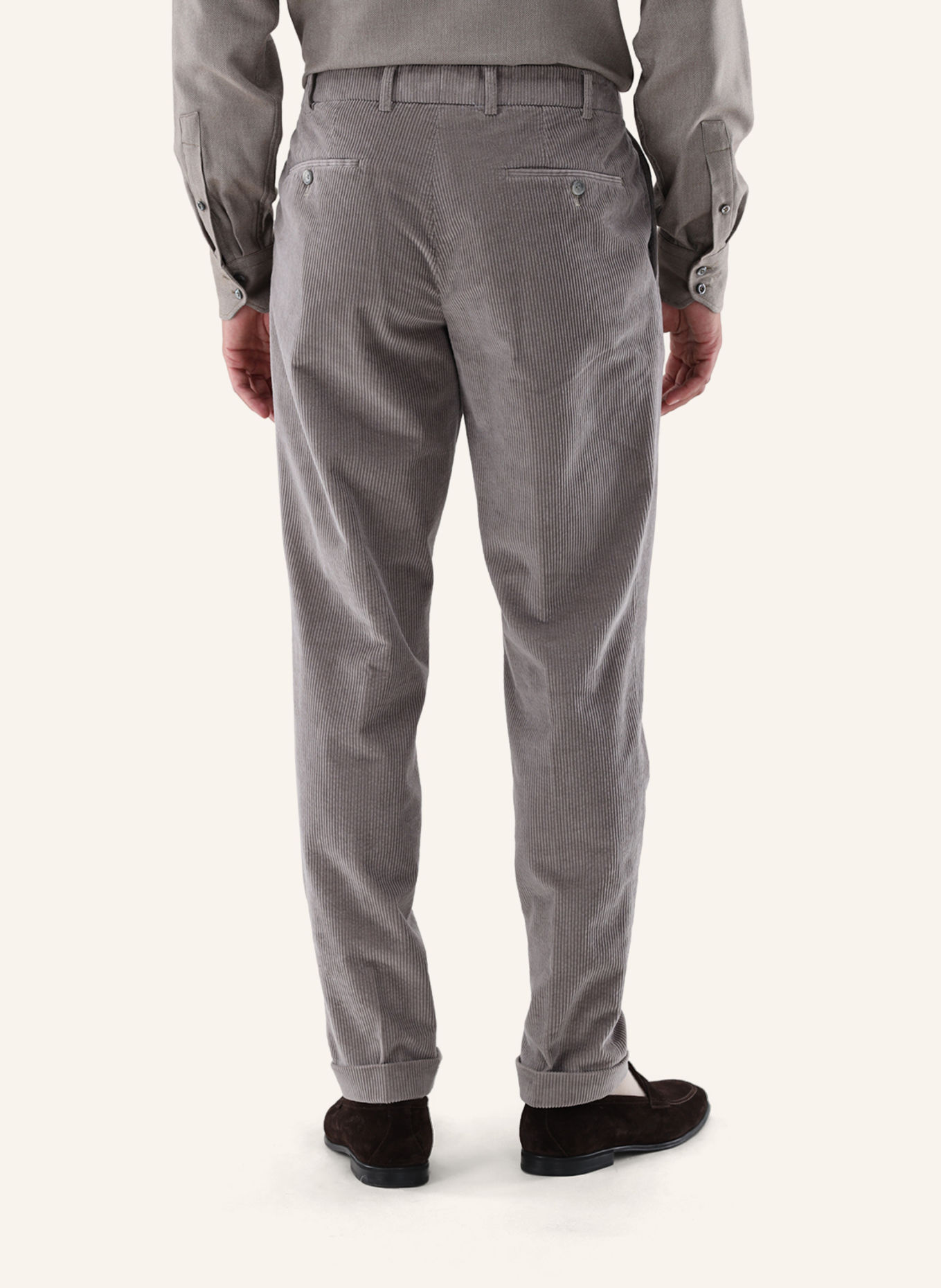 van Laack Slim-Fit Trousers: GRAY