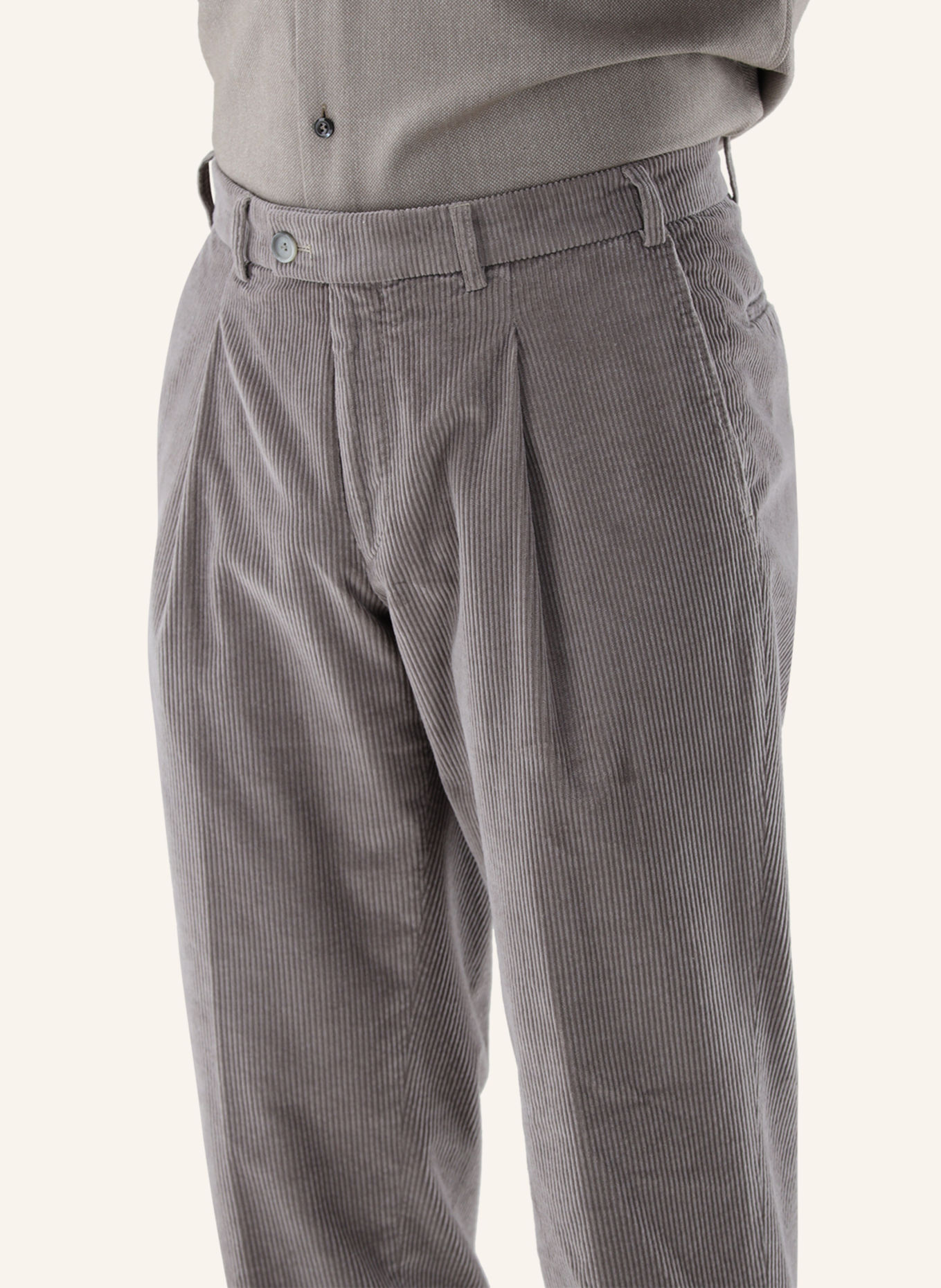 van Laack Slim-Fit Trousers: GRAY