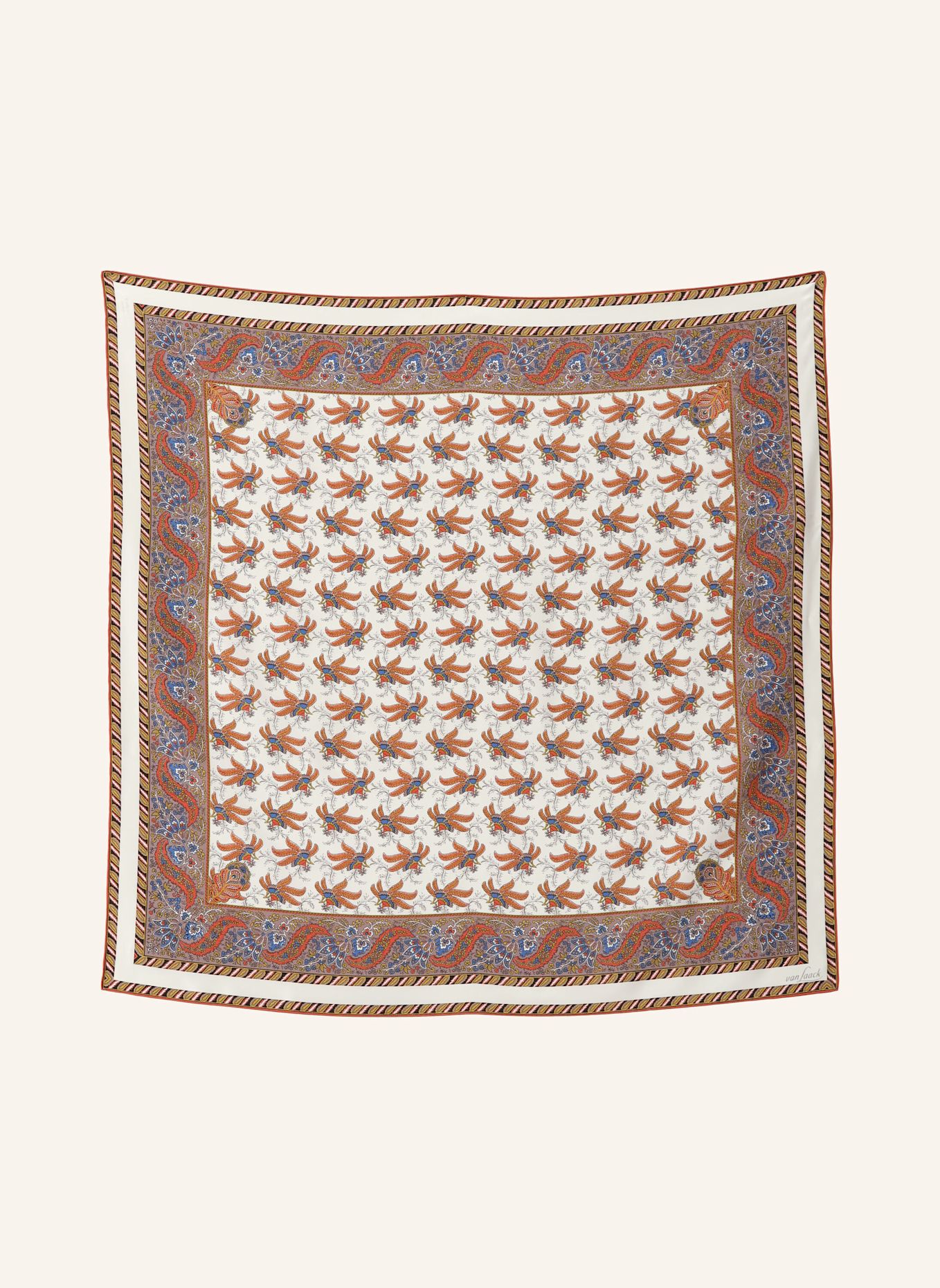 van Laack Scarf: BEIGE / BROWN