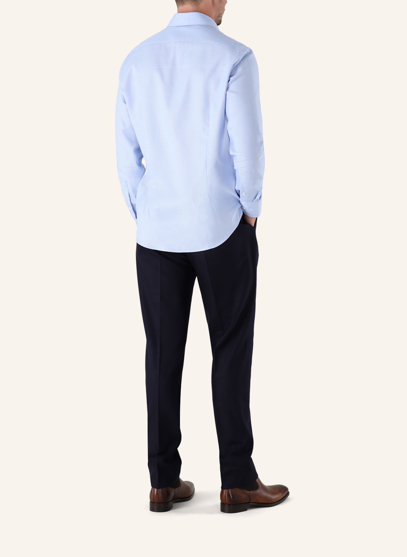 van Laack Hemd Tailor Fit: BLAU