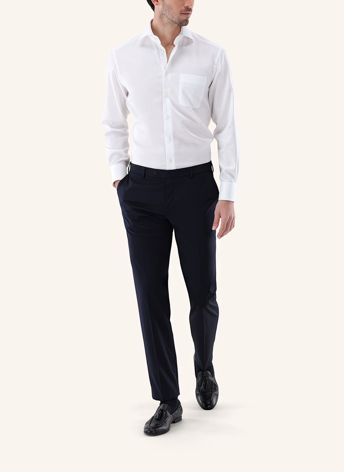 van Laack Hemd Comfort Fit: WEISS