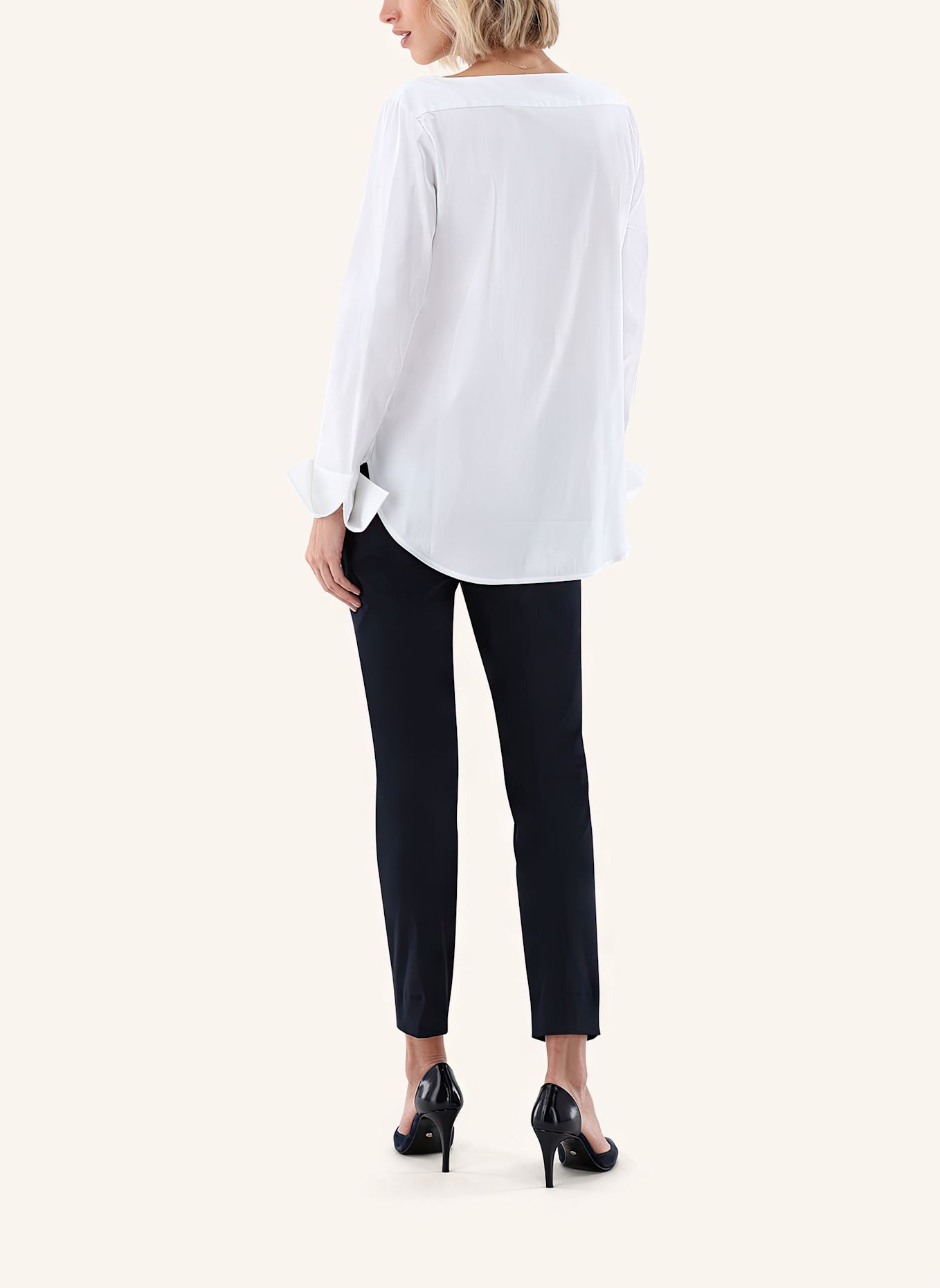 van Laack Bluse Modern Fit: WEISS