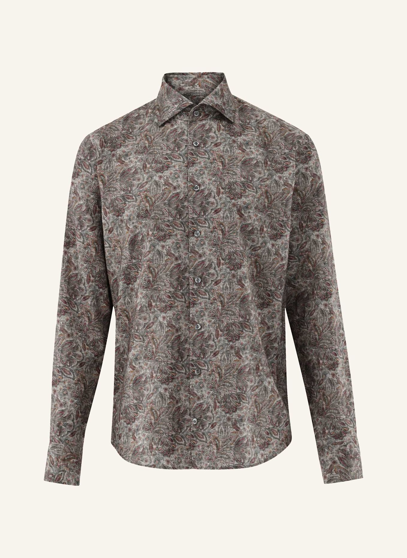 van Laack Overhemd Tailor Fit: BEIGE / BRUIN