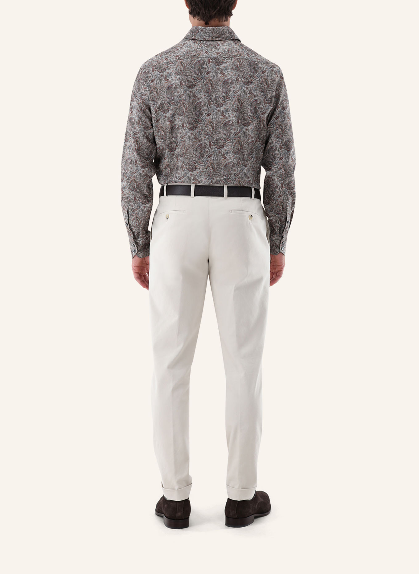 van Laack Overhemd Tailor Fit: BEIGE / BRUIN