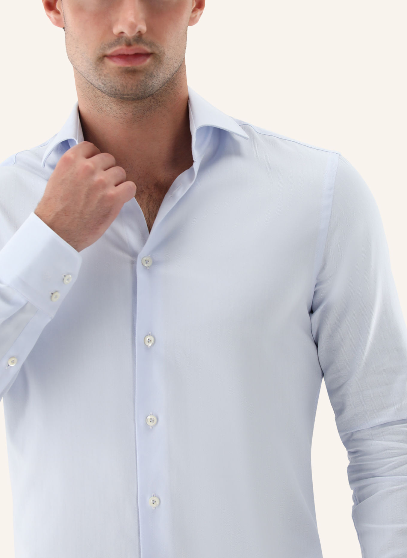 van Laack Hemd Slim Fit: BLAU