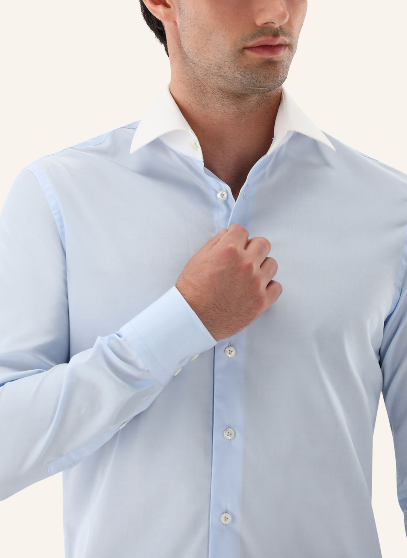 van Laack Hemd Slim Fit: BLAU