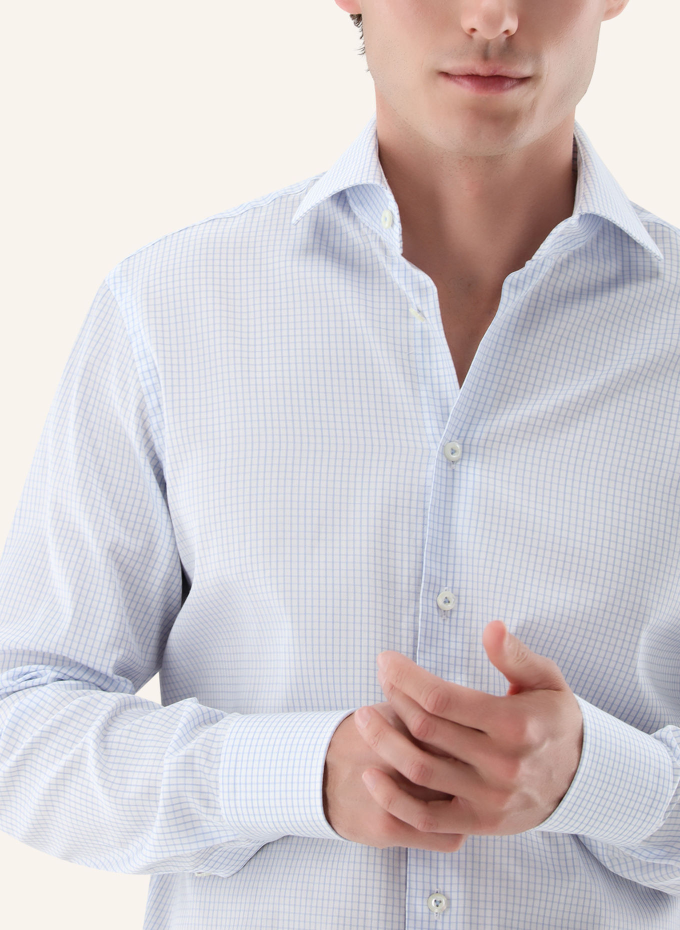 van Laack Hemd Tailor Fit: WEISS