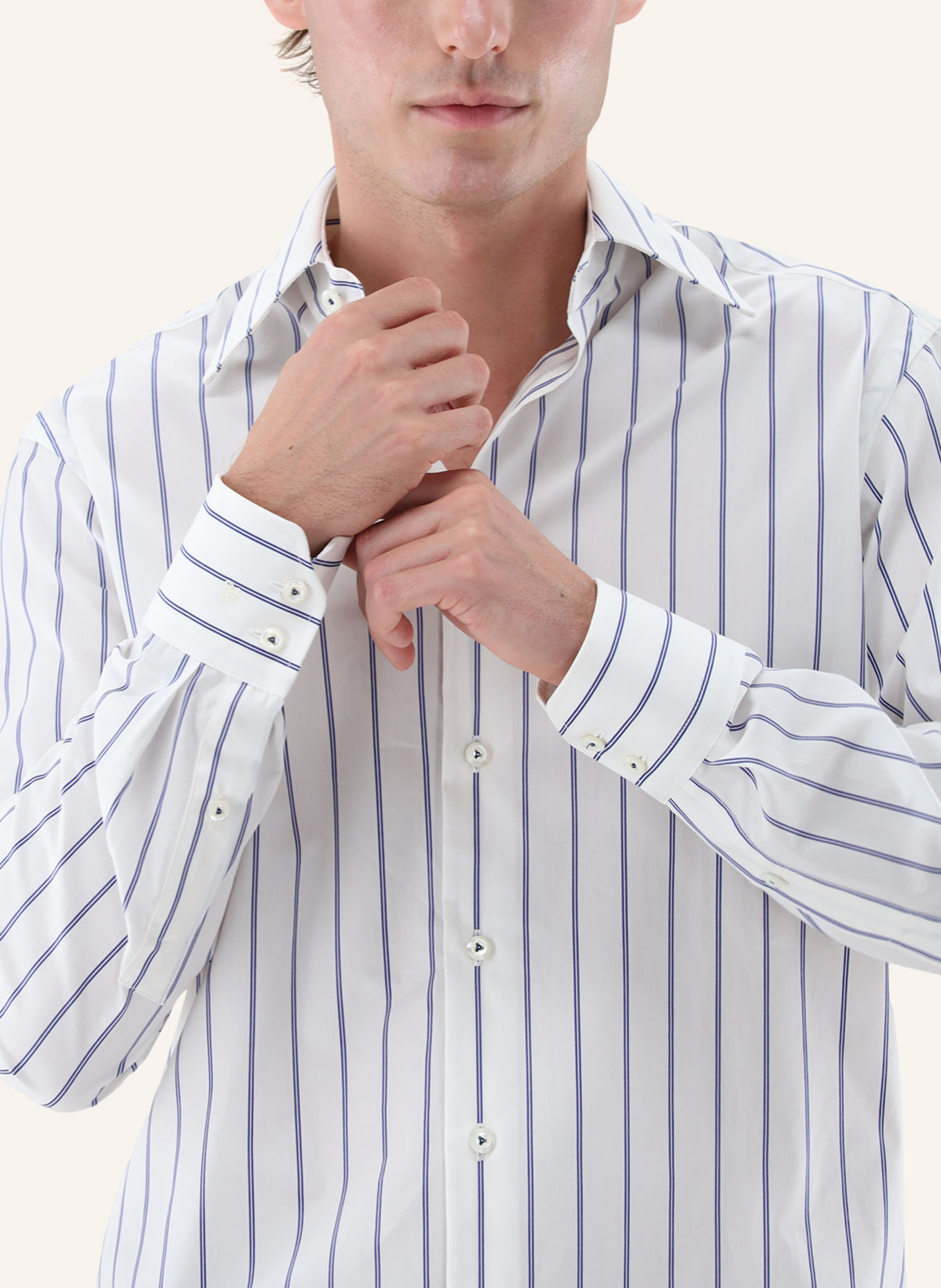 van Laack Hemd Tailor Fit: DUNKELBLAU