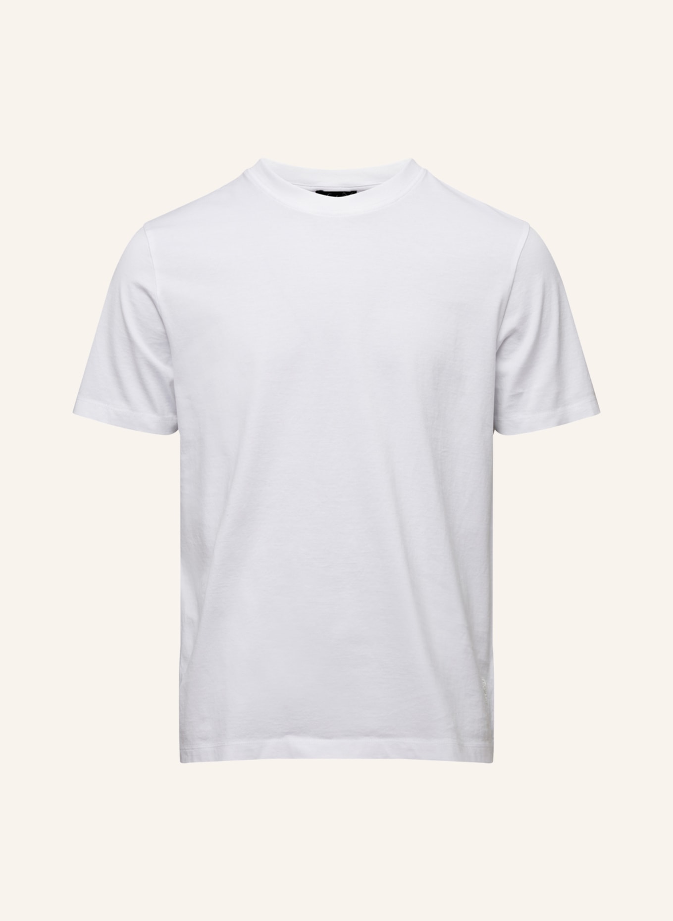 van Laack T-Shirt Modern Fit Kurzer Ärmel Kragenlos, Farbe: WEISS (Bild 1)