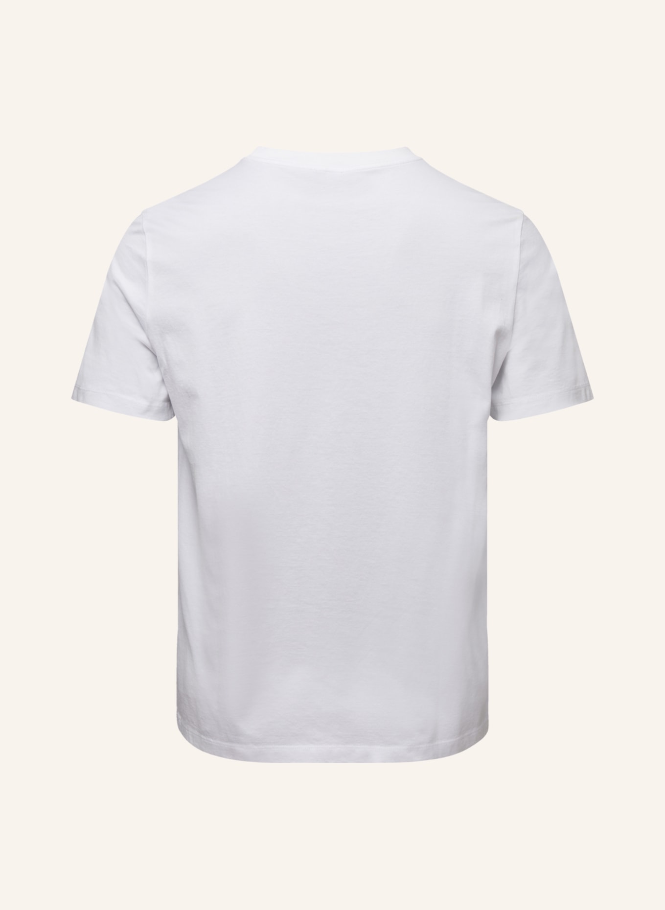 van Laack T-Shirt Modern Fit Kurzer Ärmel Kragenlos, Farbe: WEISS (Bild 2)