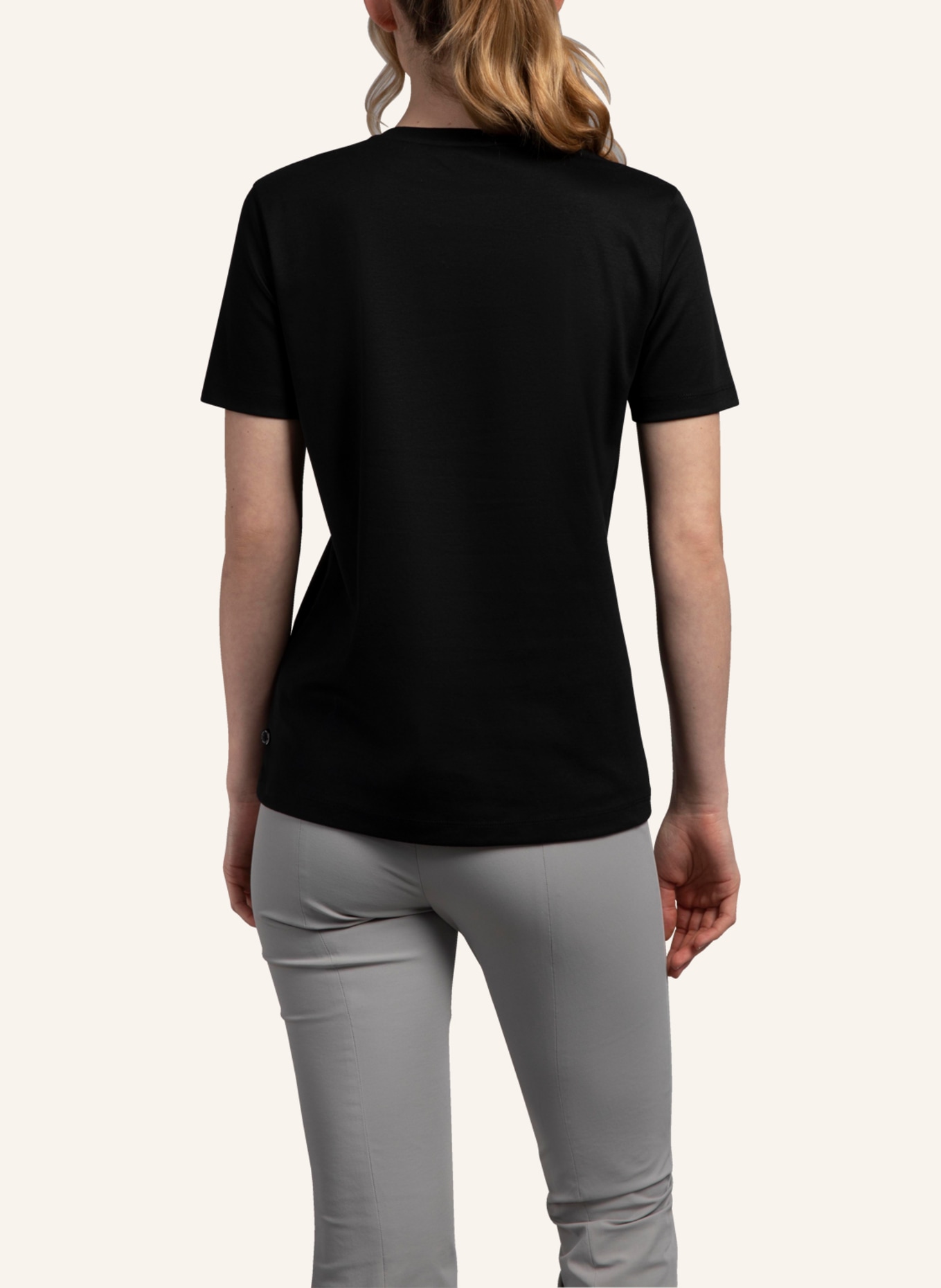 van Laack T-Shirt Modern Fit, Farbe: SCHWARZ (Bild 3)