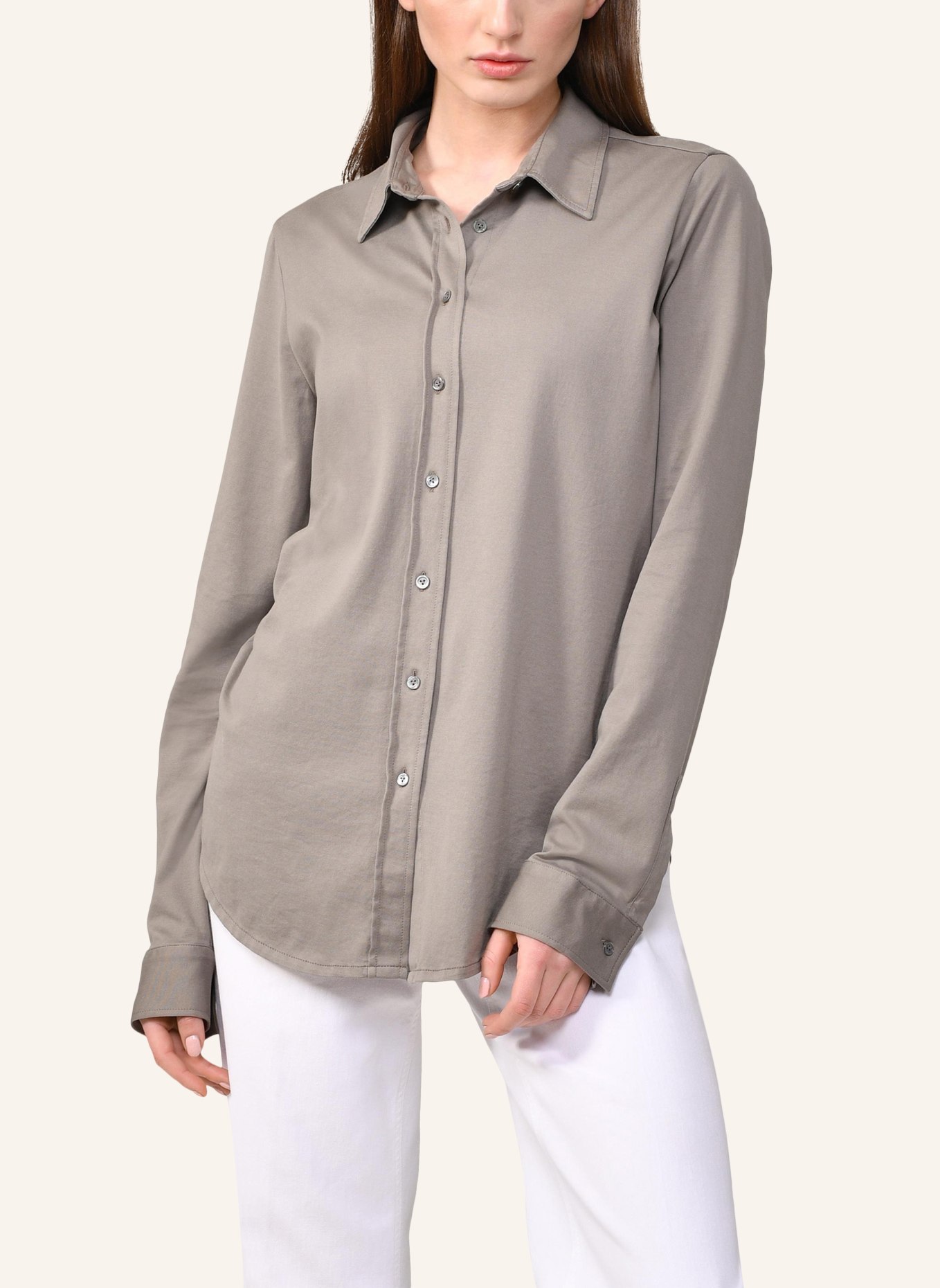 van Laack Bluse Modern Fit, Farbe: GRAU (Bild 3)