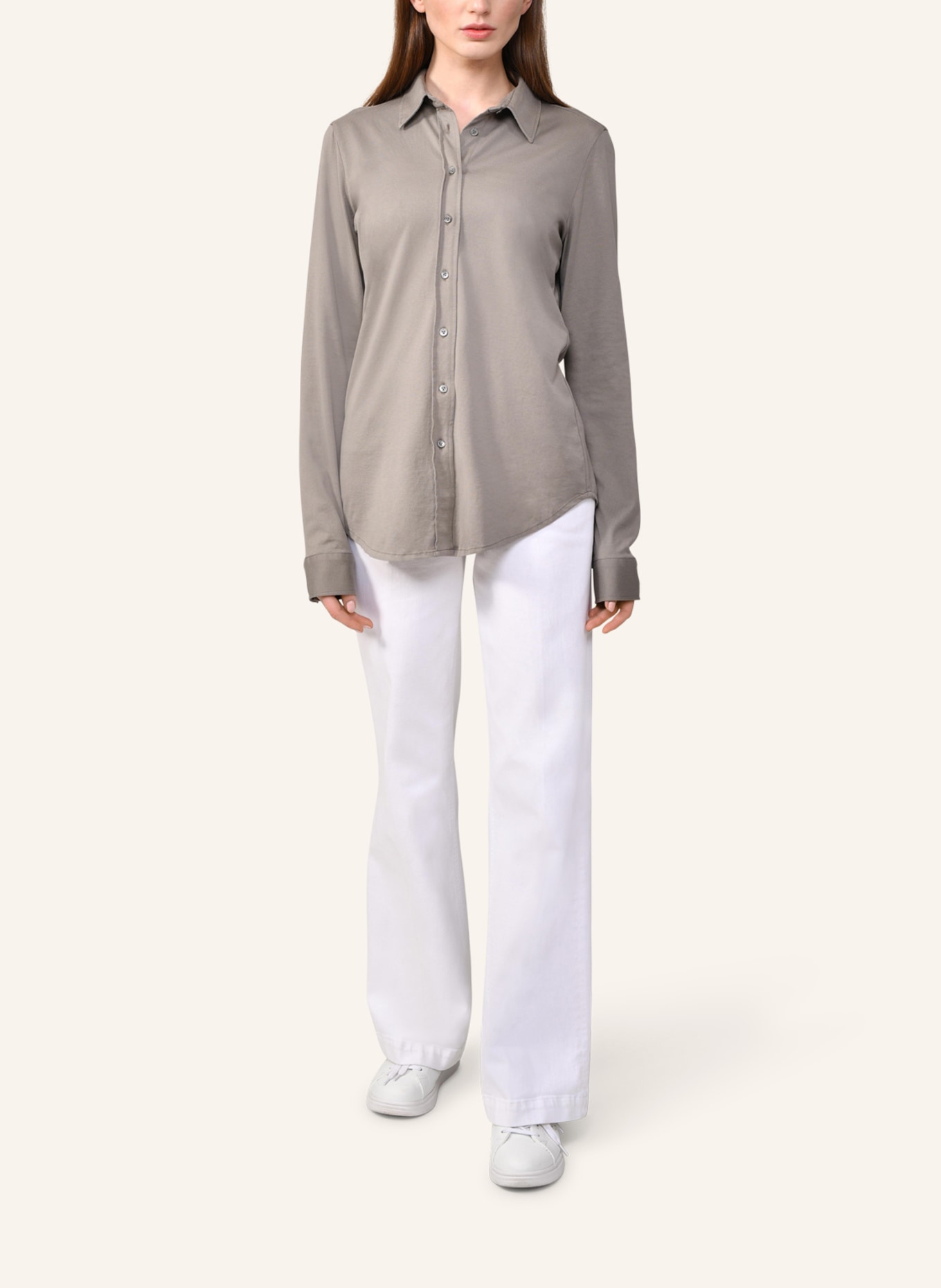 van Laack Bluse Modern Fit, Farbe: GRAU (Bild 4)