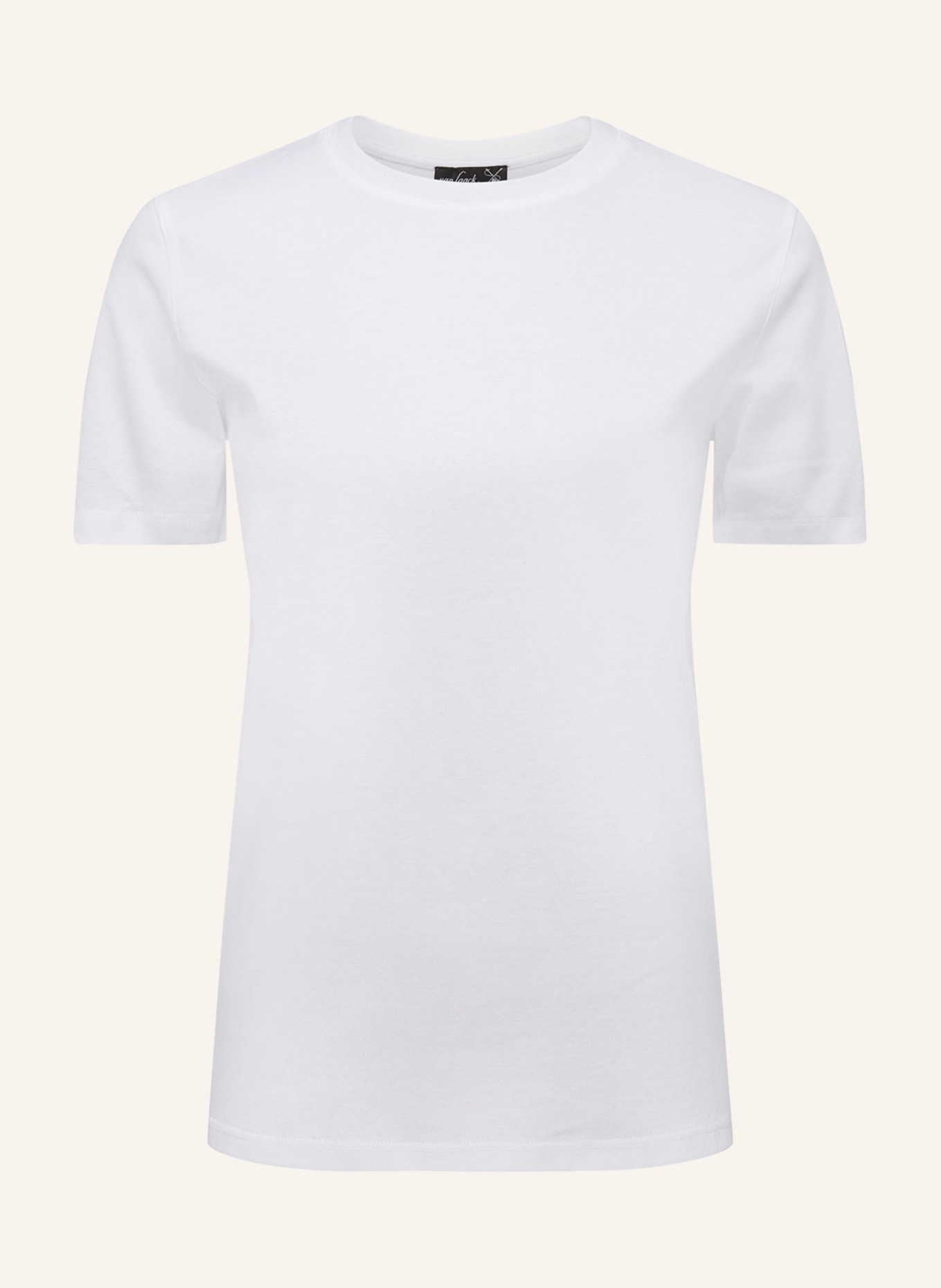 van Laack T-Shirt Modern Fit Kurzer Ärmel, Farbe: WEISS (Bild 1)