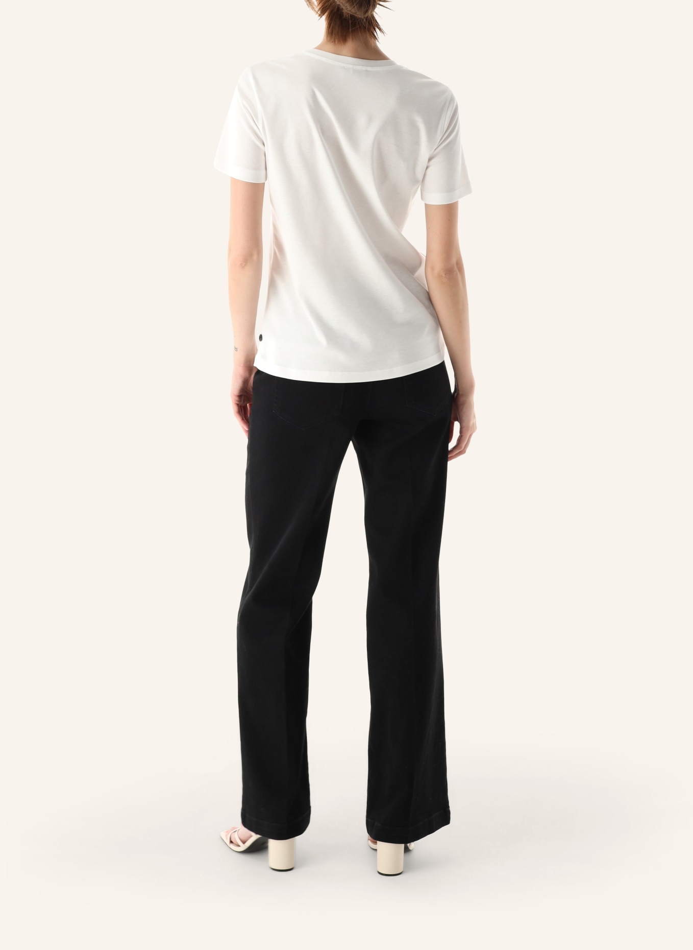 van Laack T-Shirt Modern Fit Kurzer Ärmel, Farbe: WEISS (Bild 2)