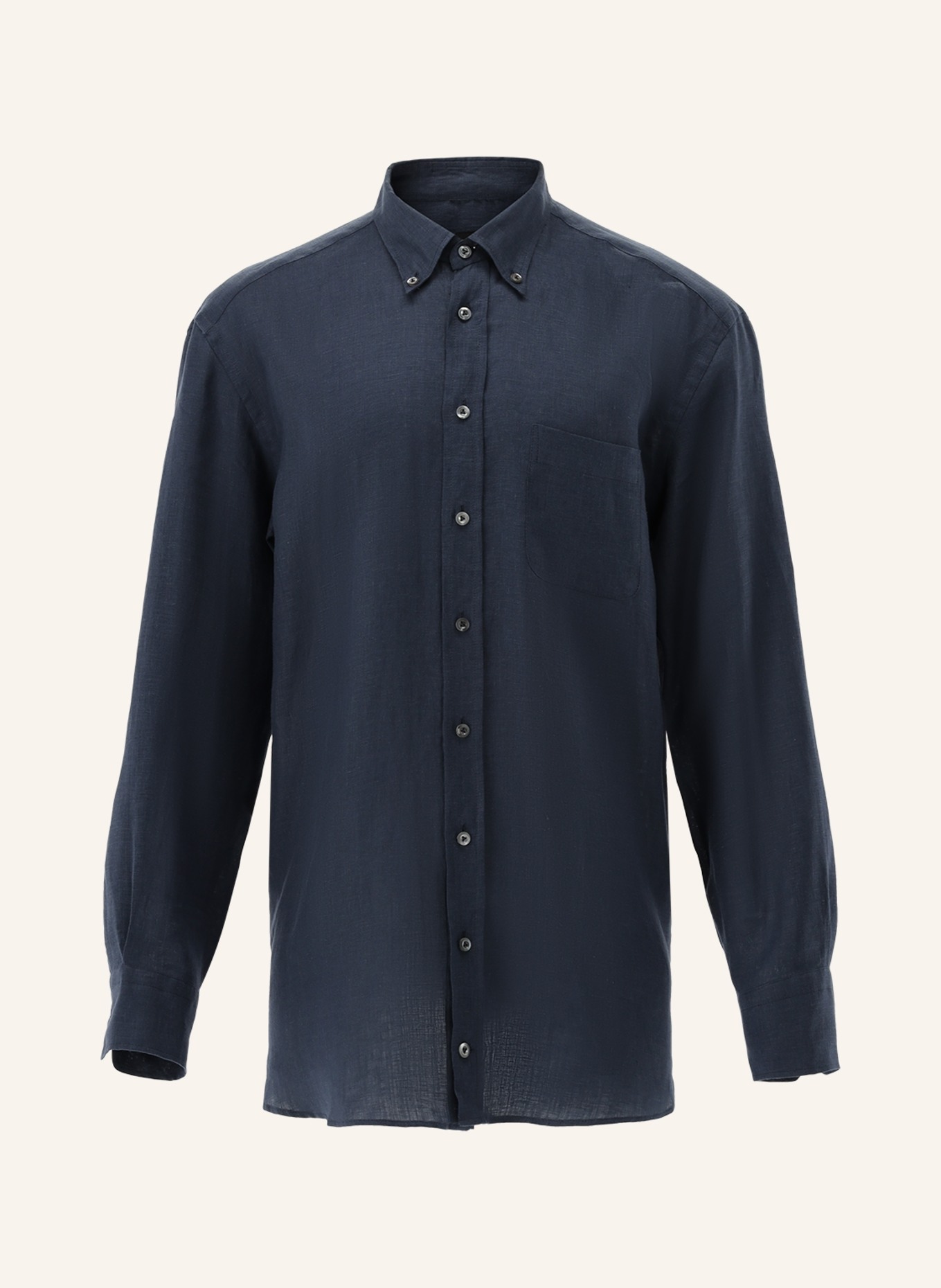 van Laack Hemd Comfort Fit Langer Ärmel Button Down Kragen, Farbe: BLAU (Bild 1)