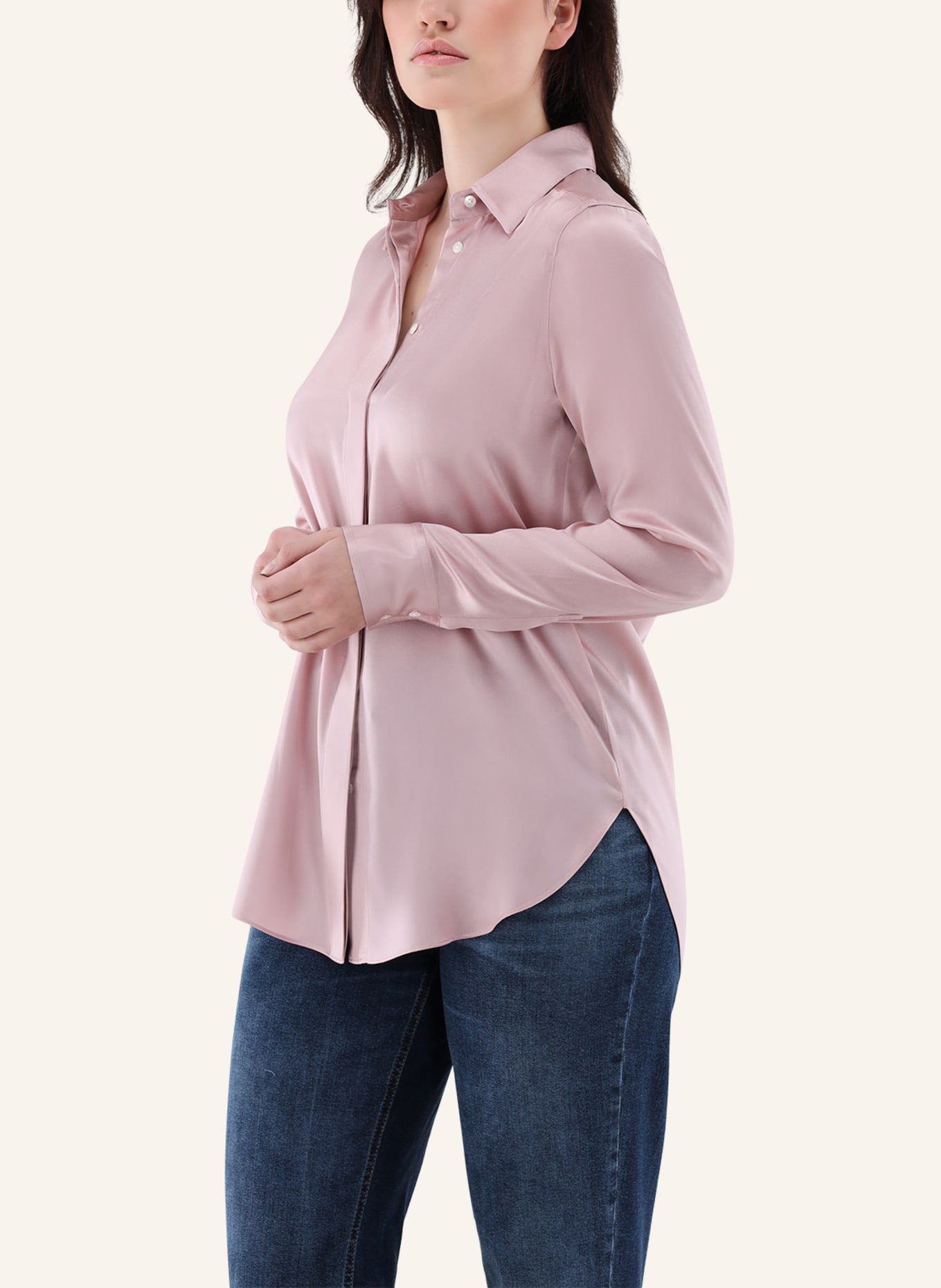 van Laack Bluse Modern Fit, Farbe: ROSÉ (Bild 3)