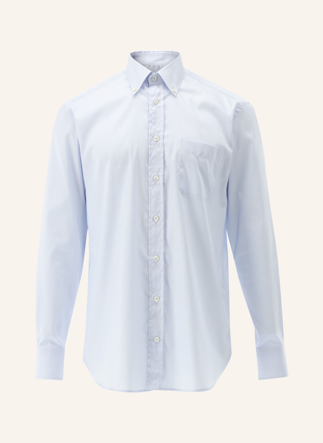 van Laack Hemd Comfort Fit Langer Ärmel Button Down Kragen, Farbe: HELLBLAU (Bild 1)