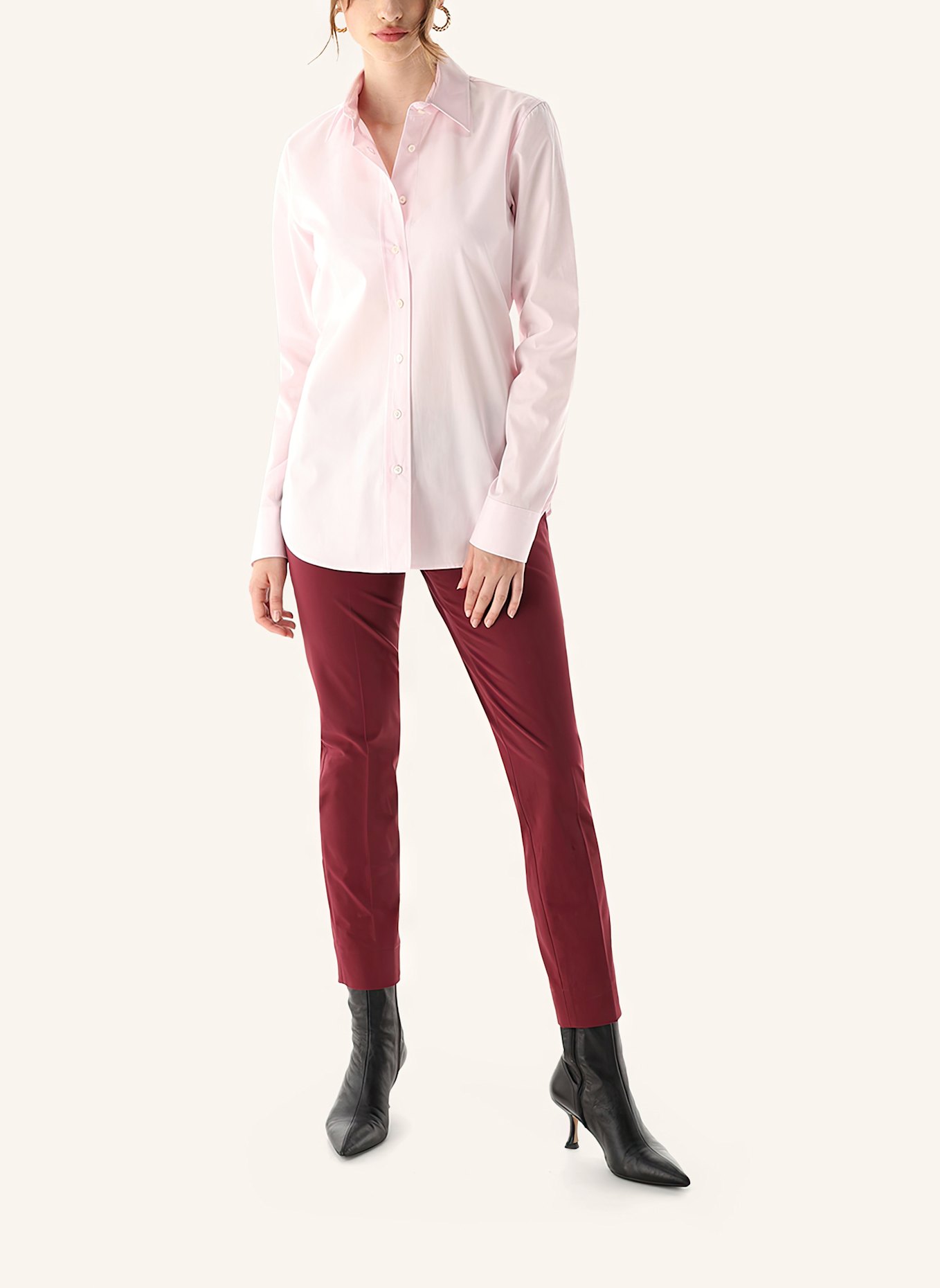 van Laack Bluse Modern Fit, Farbe: ROT (Bild 4)