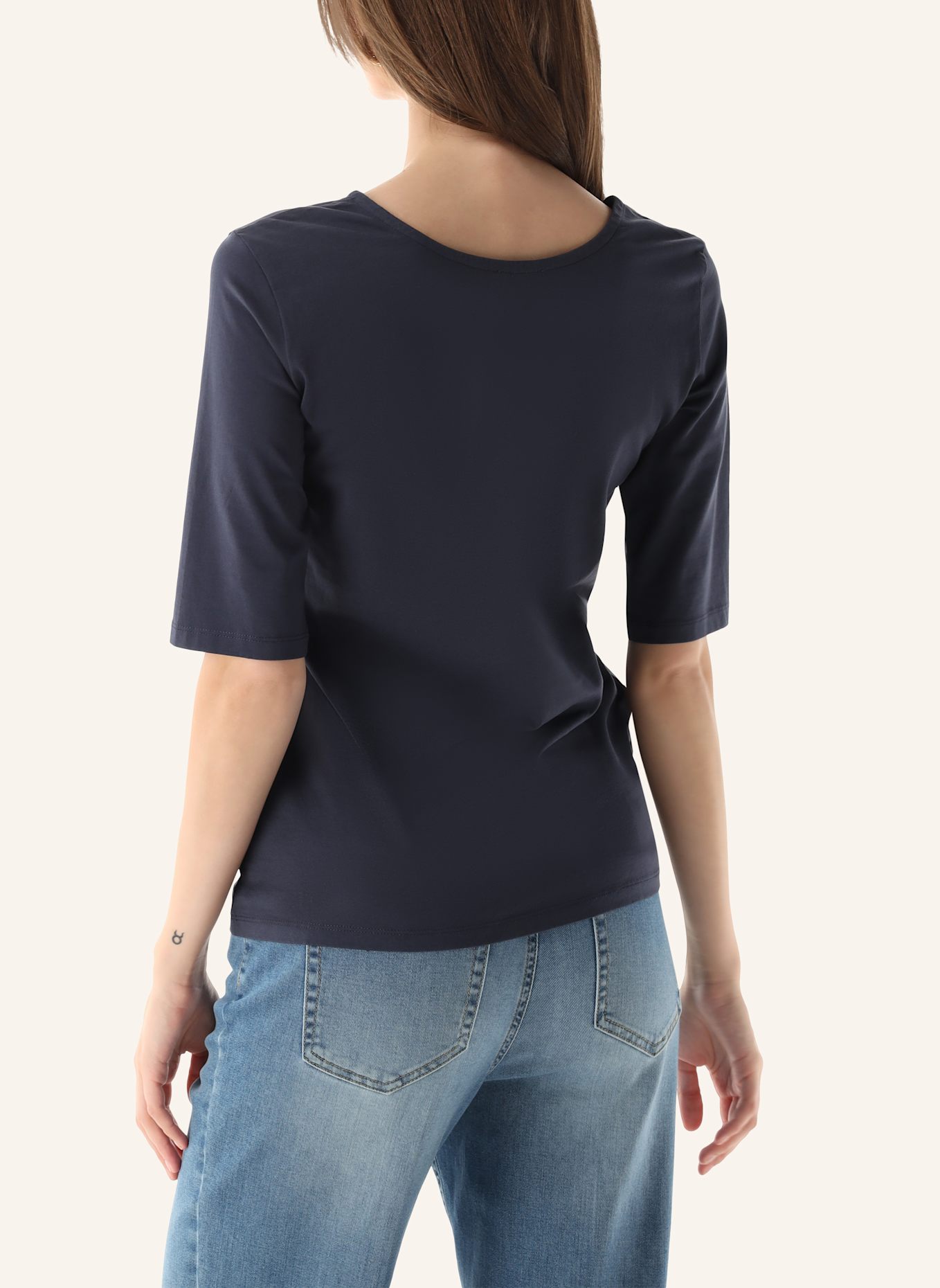 van Laack T-Shirt Modern Fit: DUNKELBLAU