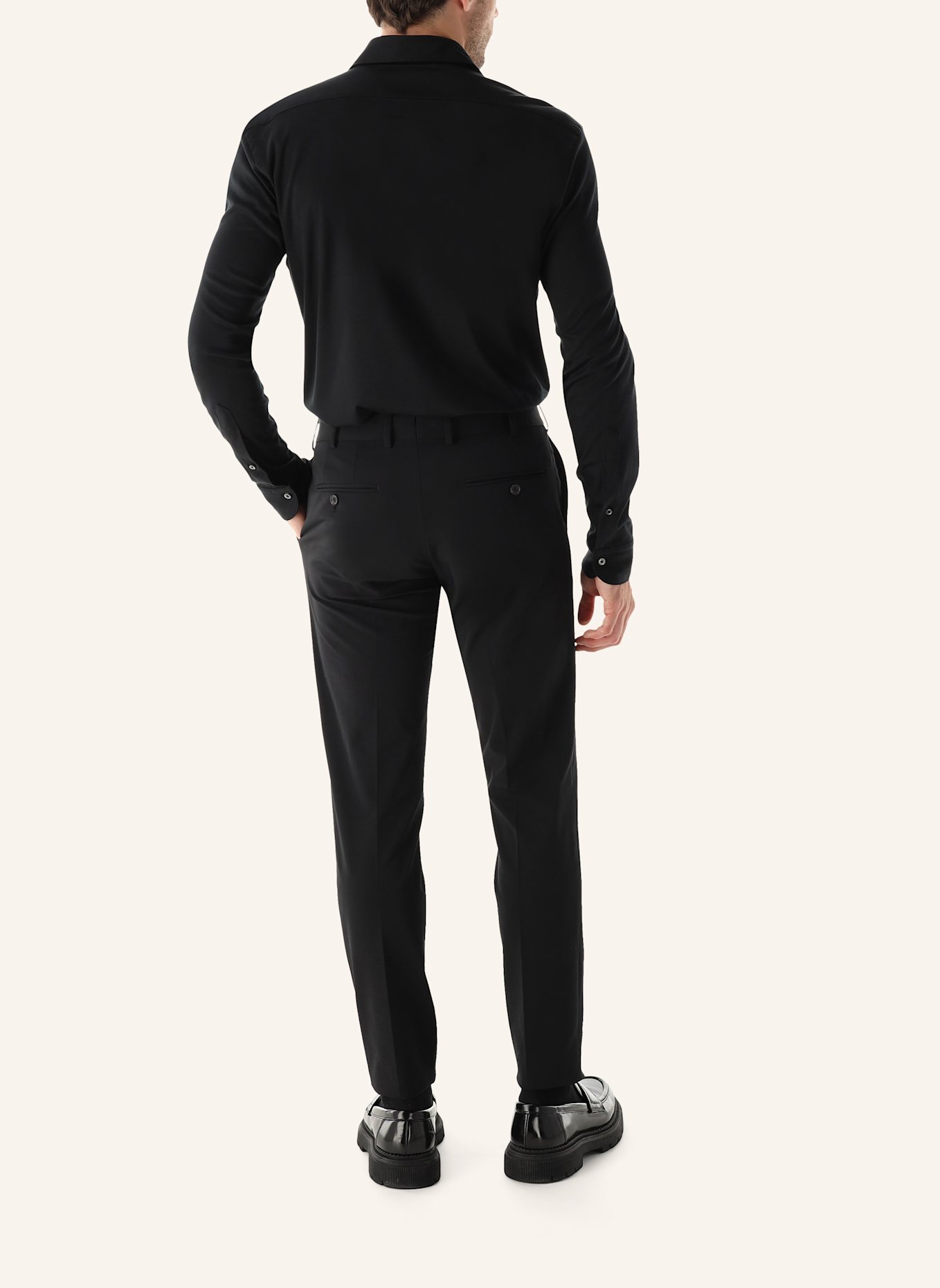 van Laack Hemd Slim Fit Langer Ärmel Haikragen, Farbe: SCHWARZ (Bild 2)