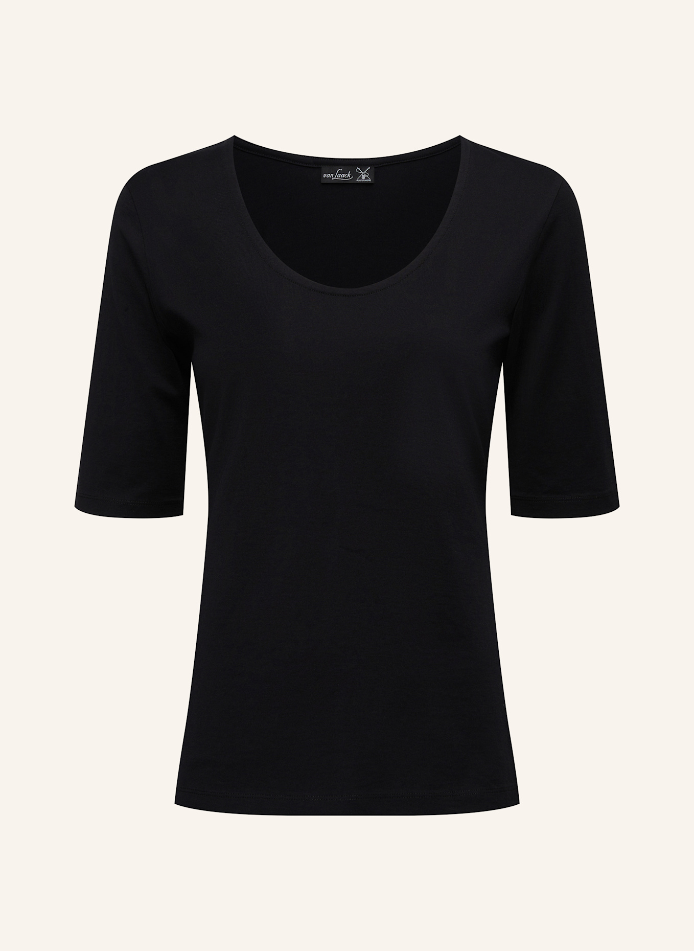 van Laack T-Shirt Modern Fit, Farbe: SCHWARZ (Bild 1)