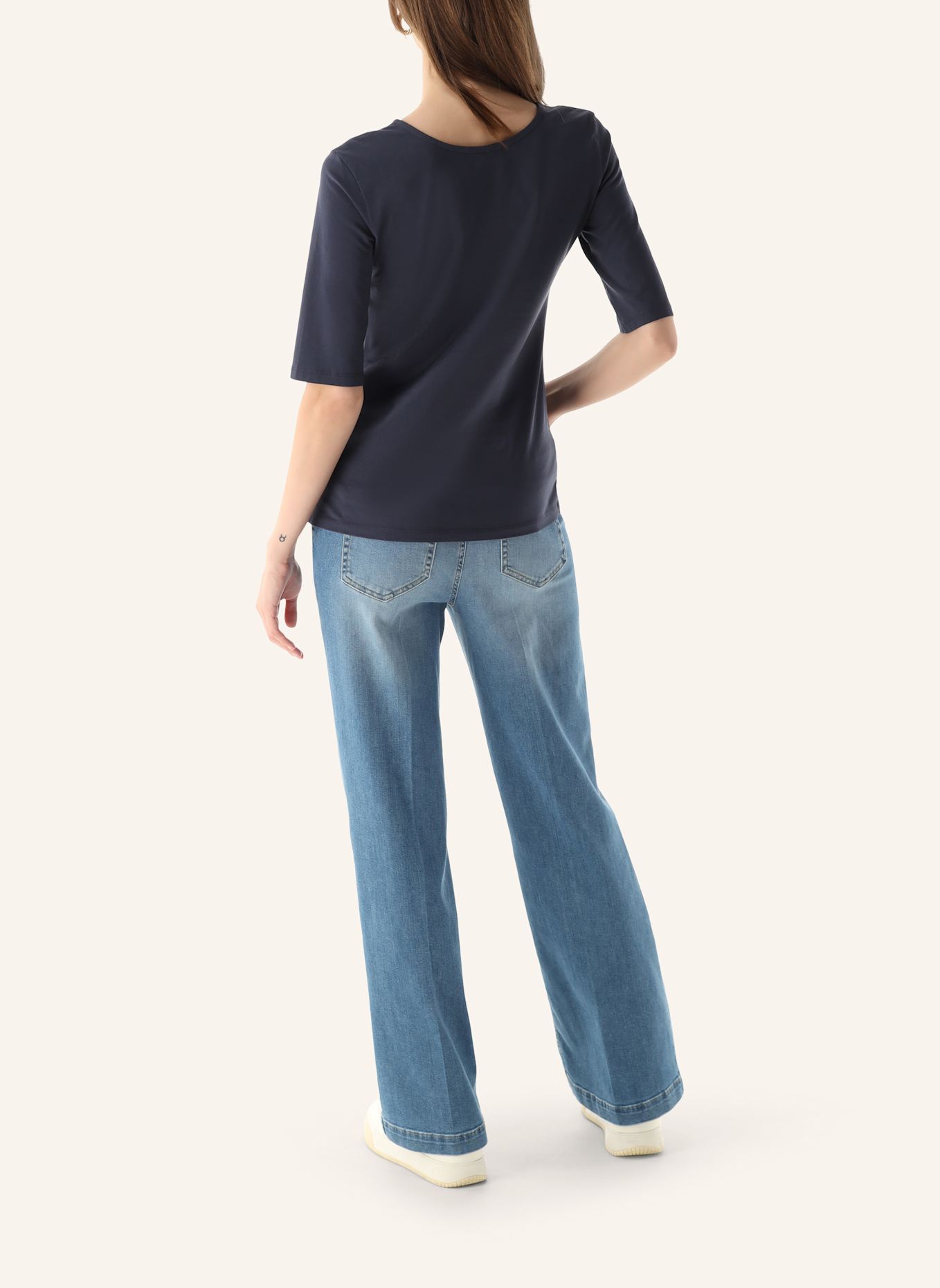 van Laack T-Shirt Modern Fit: DUNKELBLAU