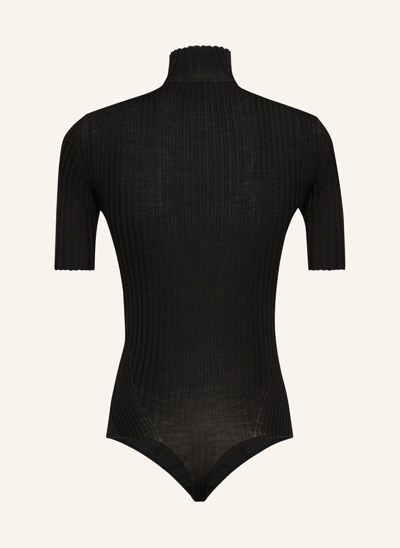 Wolford String Body MERINO RIB: SCHWARZ