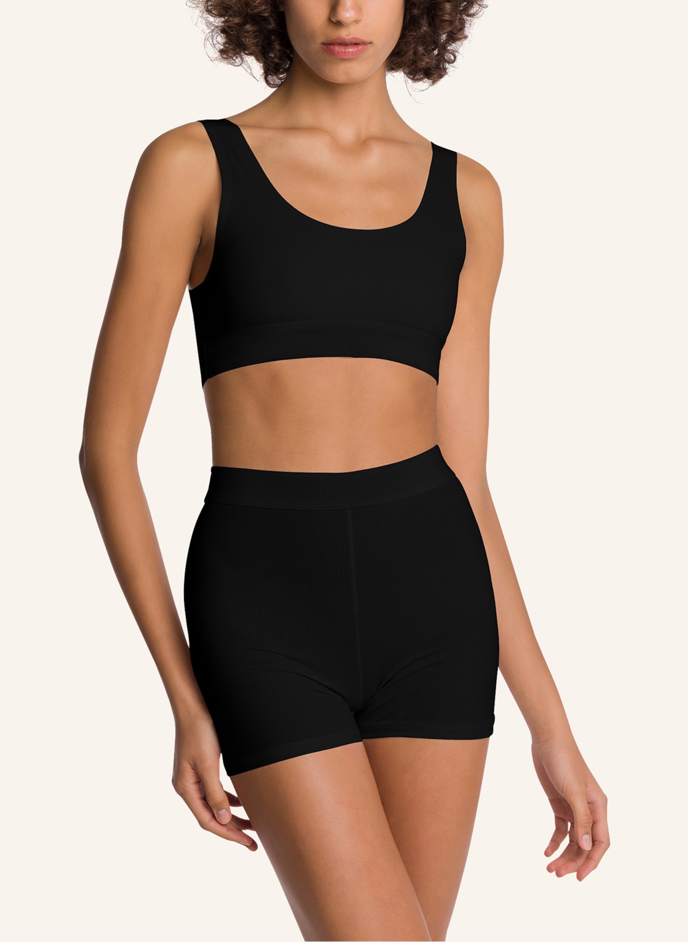 Wolford Biker Shorts BEAUTY COTTON: SCHWARZ