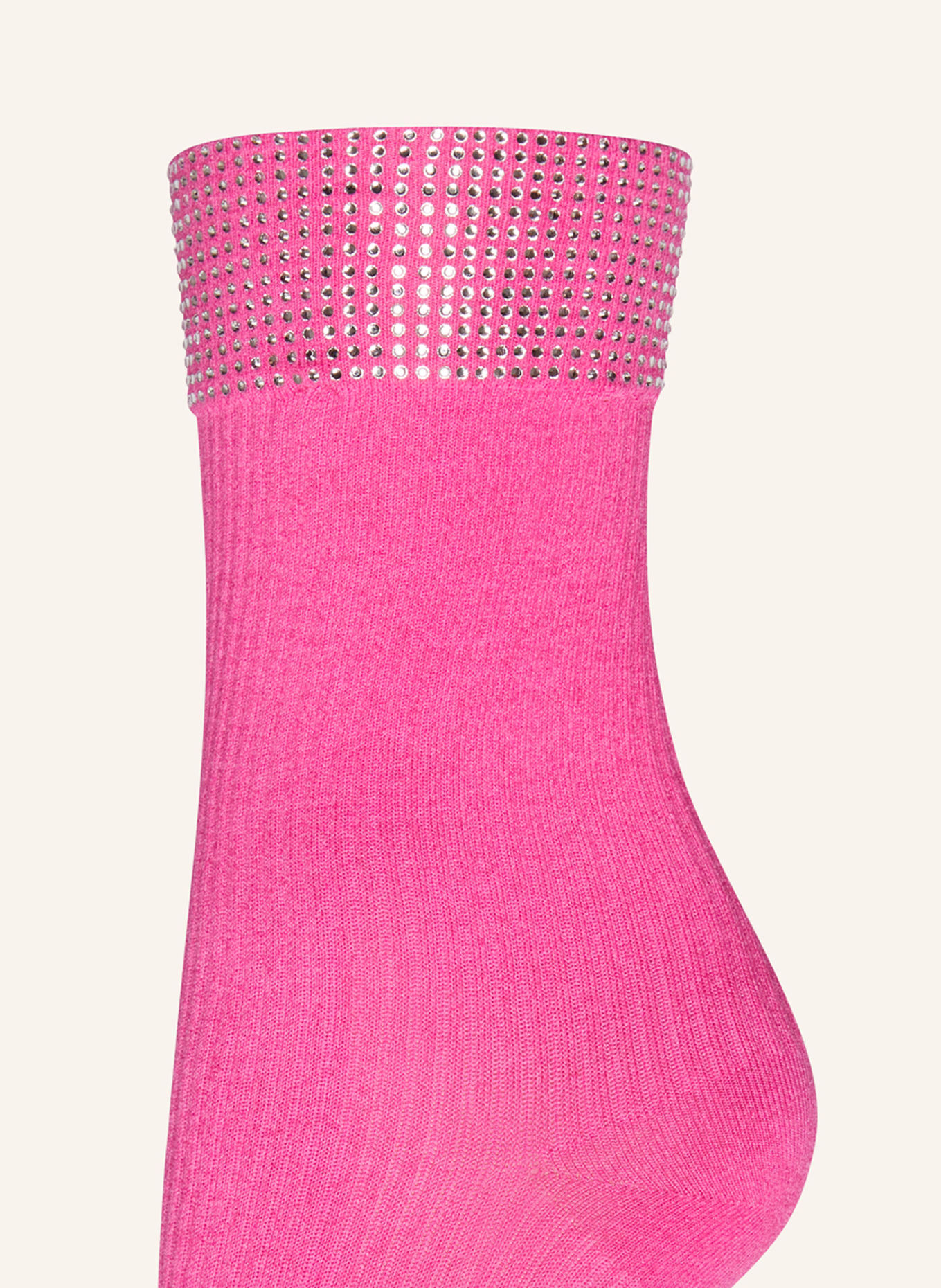 Wolford Socken SERGIO ROSSI X WOLFORD CRYSTAL, Farbe: NEONPINK (Bild 2)