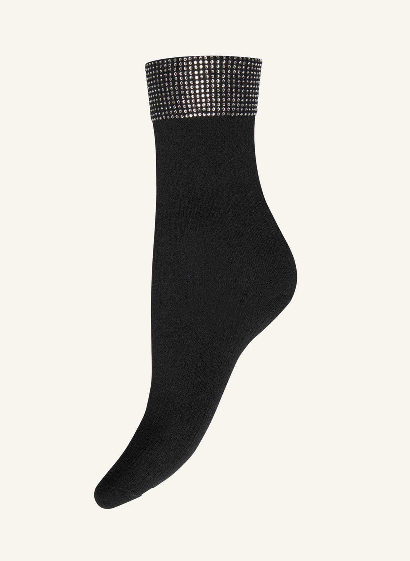 Wolford Socken SERGIO ROSSI X WOLFORD CRYSTAL, Farbe: SCHWARZ (Bild 1)