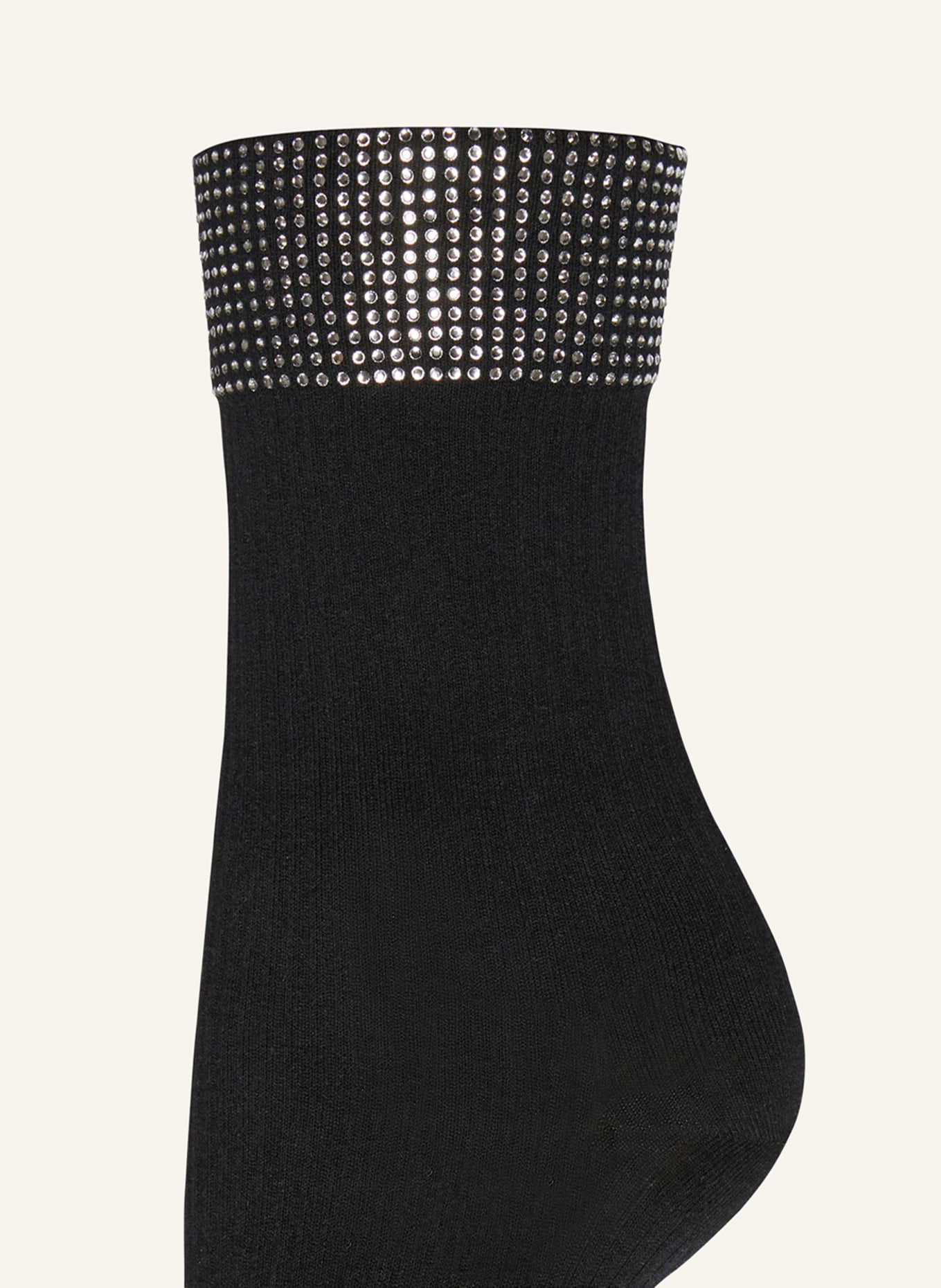 Wolford Socken SERGIO ROSSI X WOLFORD CRYSTAL, Farbe: SCHWARZ (Bild 2)