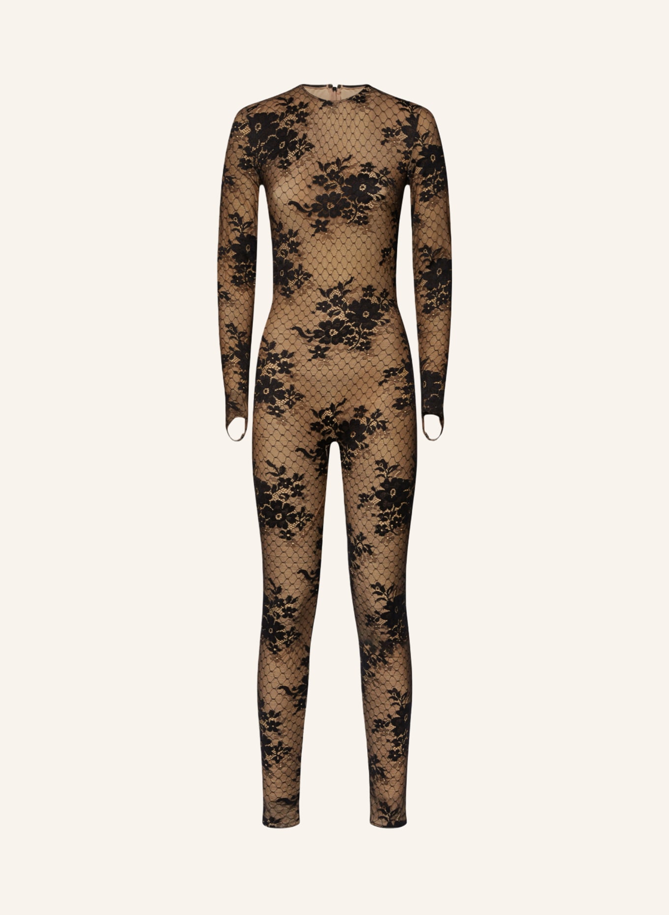 Wolford Jumpsuit N21 X WOLFORD PATTIE: SCHWARZ/ BEIGE