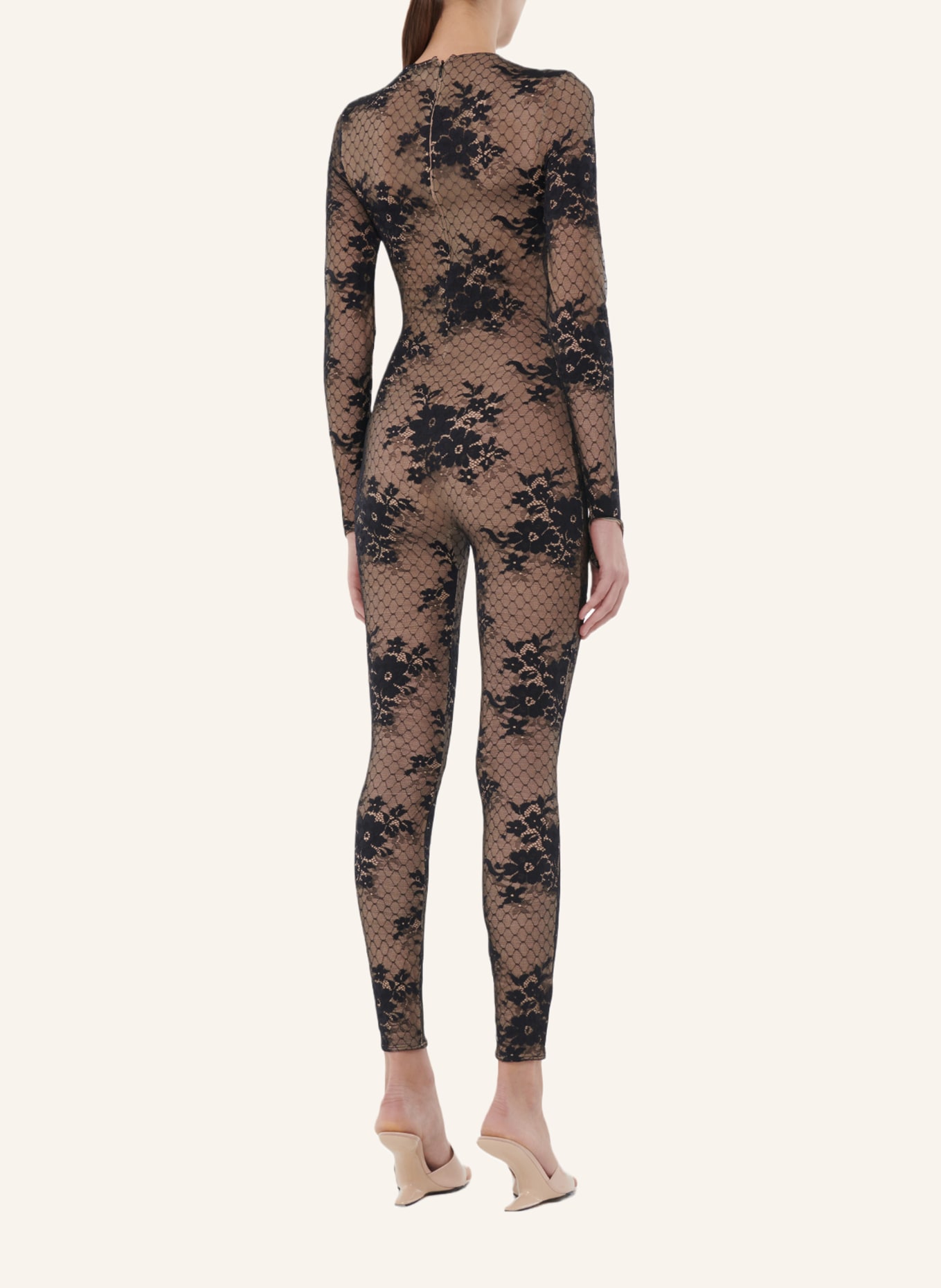Wolford Jumpsuit N21 X WOLFORD PATTIE: SCHWARZ/ BEIGE