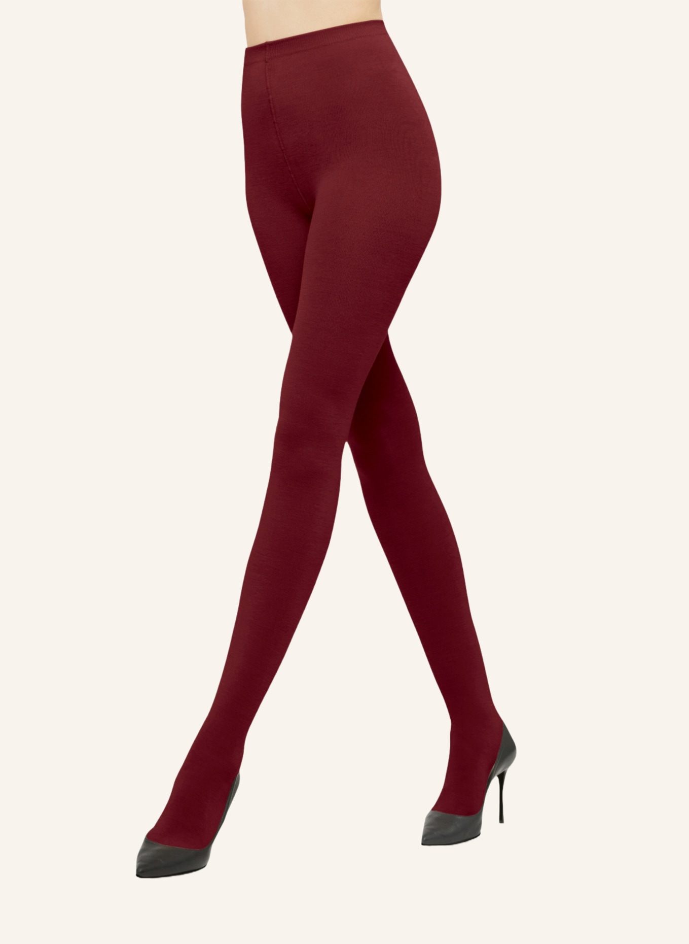 Wolford Strumpfhose MERINO 200 DEN, Farbe: ROT (Bild 4)