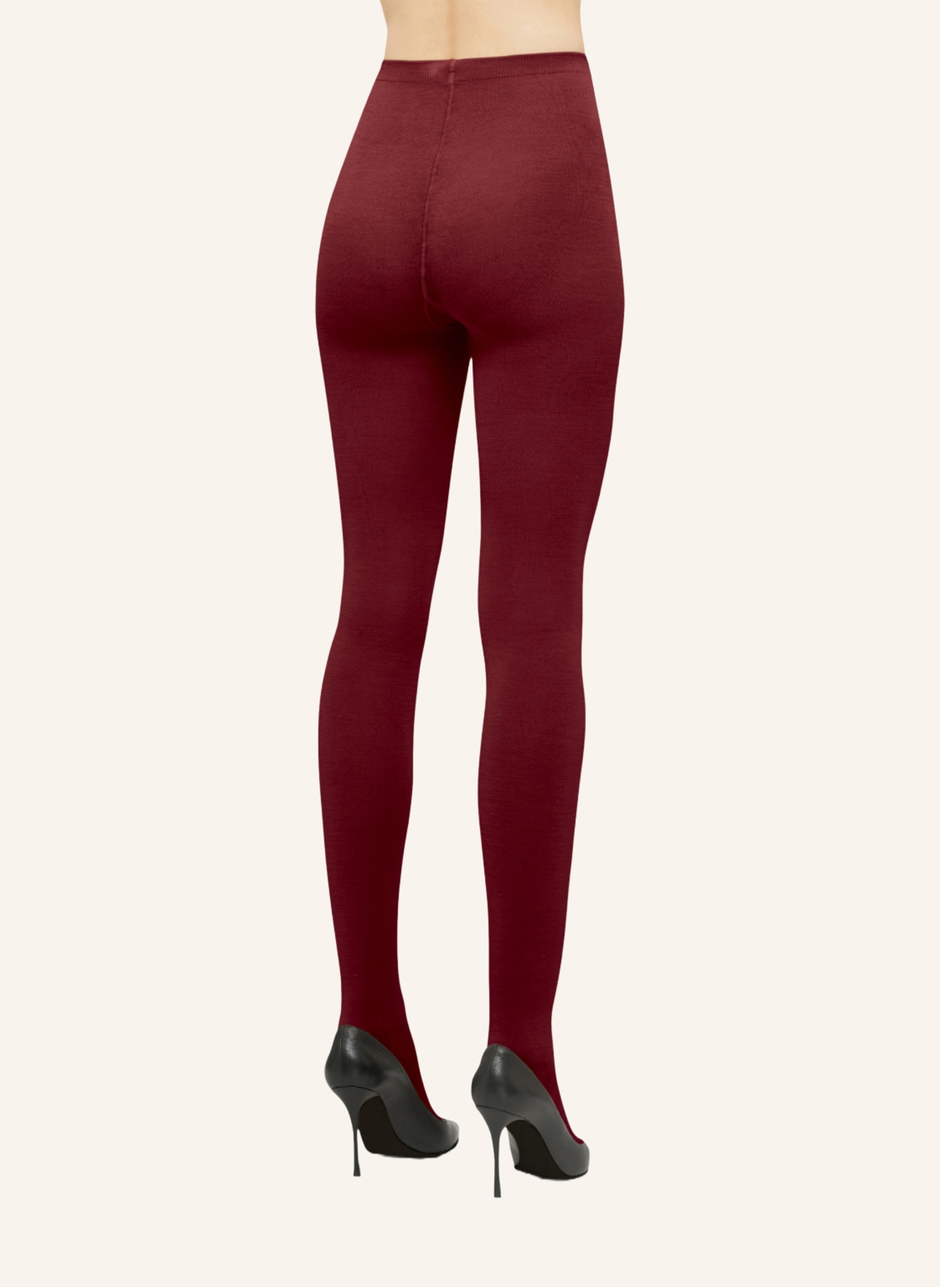 Wolford Strumpfhose MERINO 200 DEN, Farbe: ROT (Bild 2)