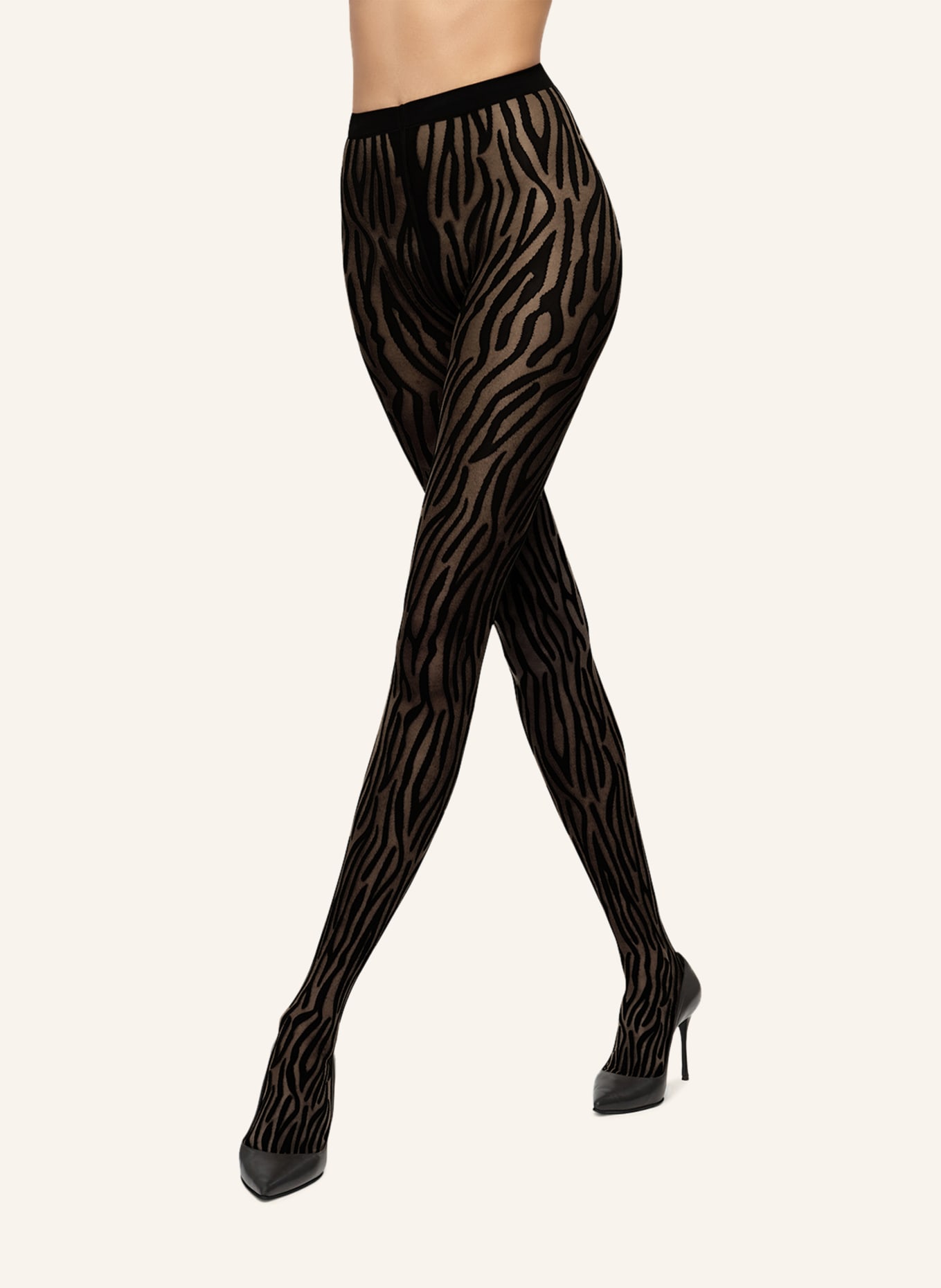 Wolford Strumpfhose WILDERNESS TIGHTS: SCHWARZ