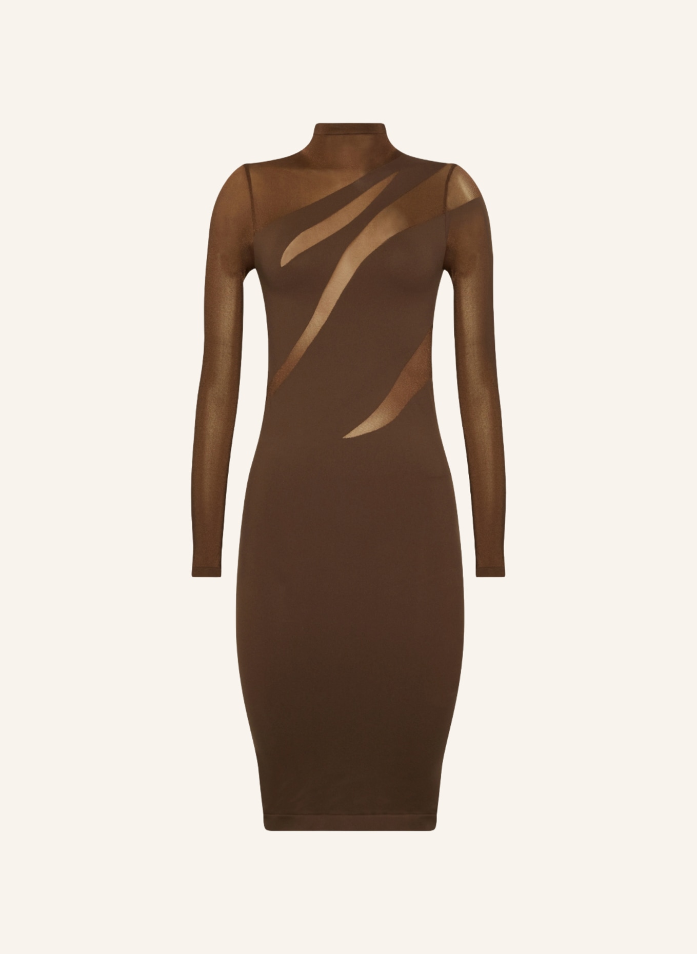 Wolford Kleid SHEER OPAQUE, Farbe: BRAUN (Bild 1)