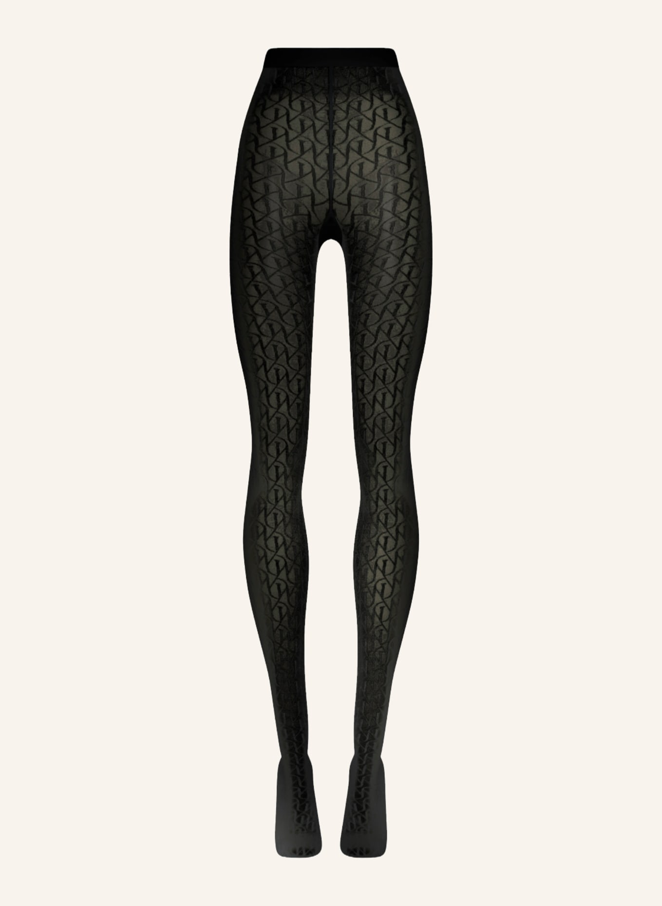 Wolford Feinstrumpfhose 20 DEN W LACE, Farbe: SCHWARZ (Bild 1)