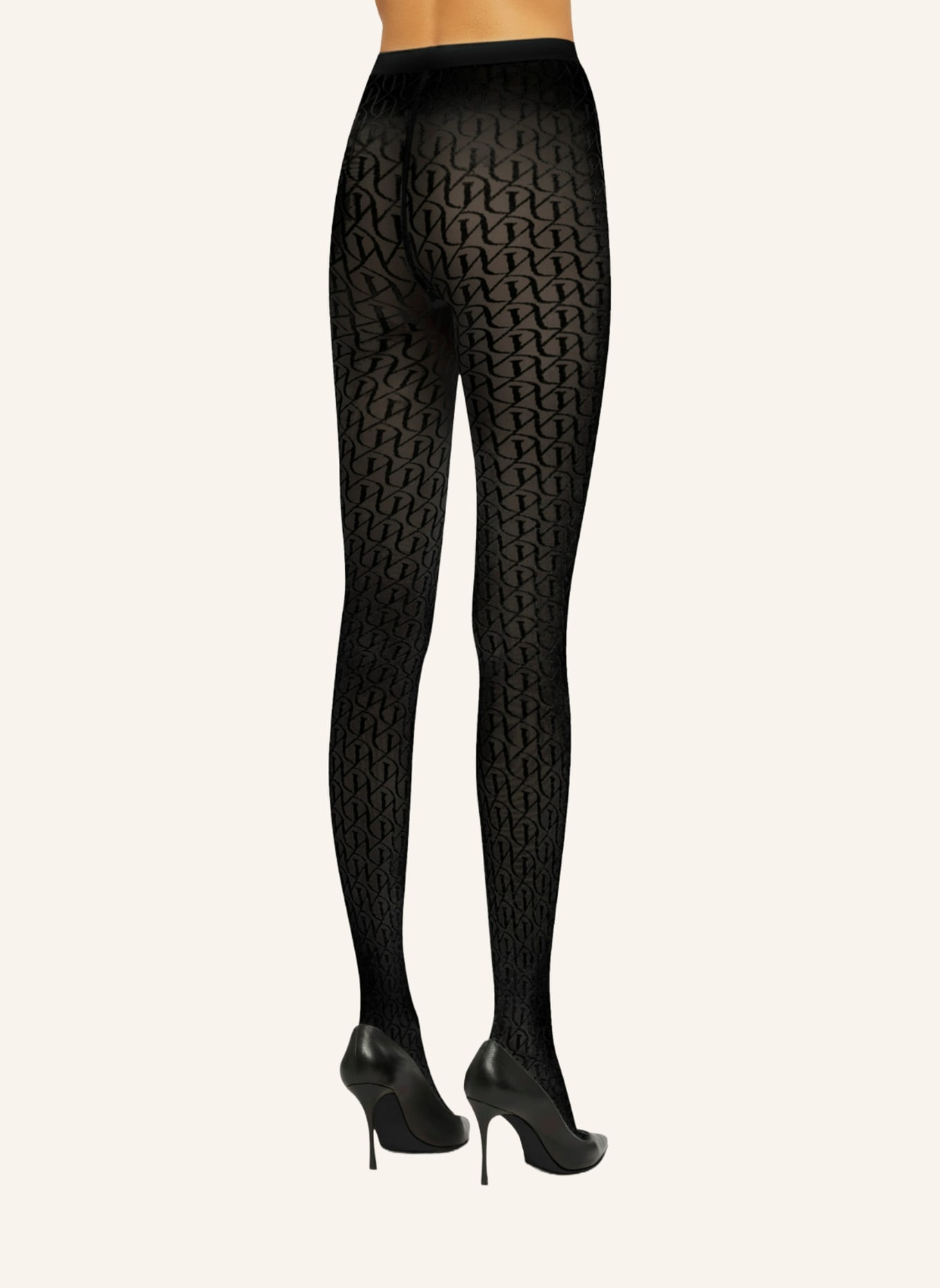 Wolford Feinstrumpfhose 20 DEN W LACE, Farbe: SCHWARZ (Bild 3)