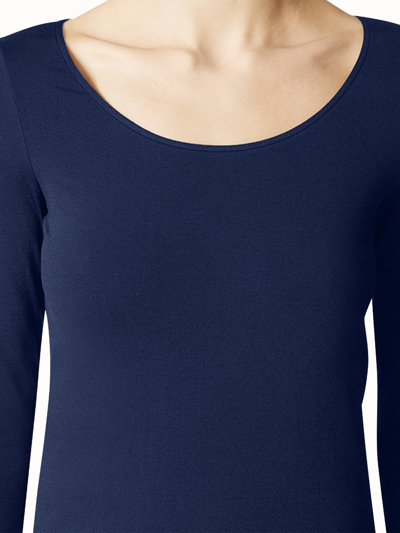 Wolford Pullover LUXE PULLOVER: DUNKELBLAU