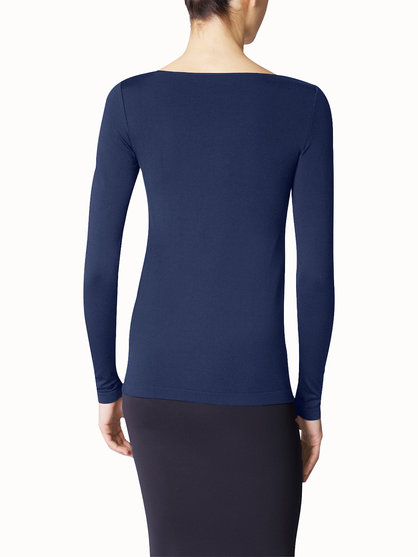 Wolford Pullover LUXE PULLOVER: DUNKELBLAU