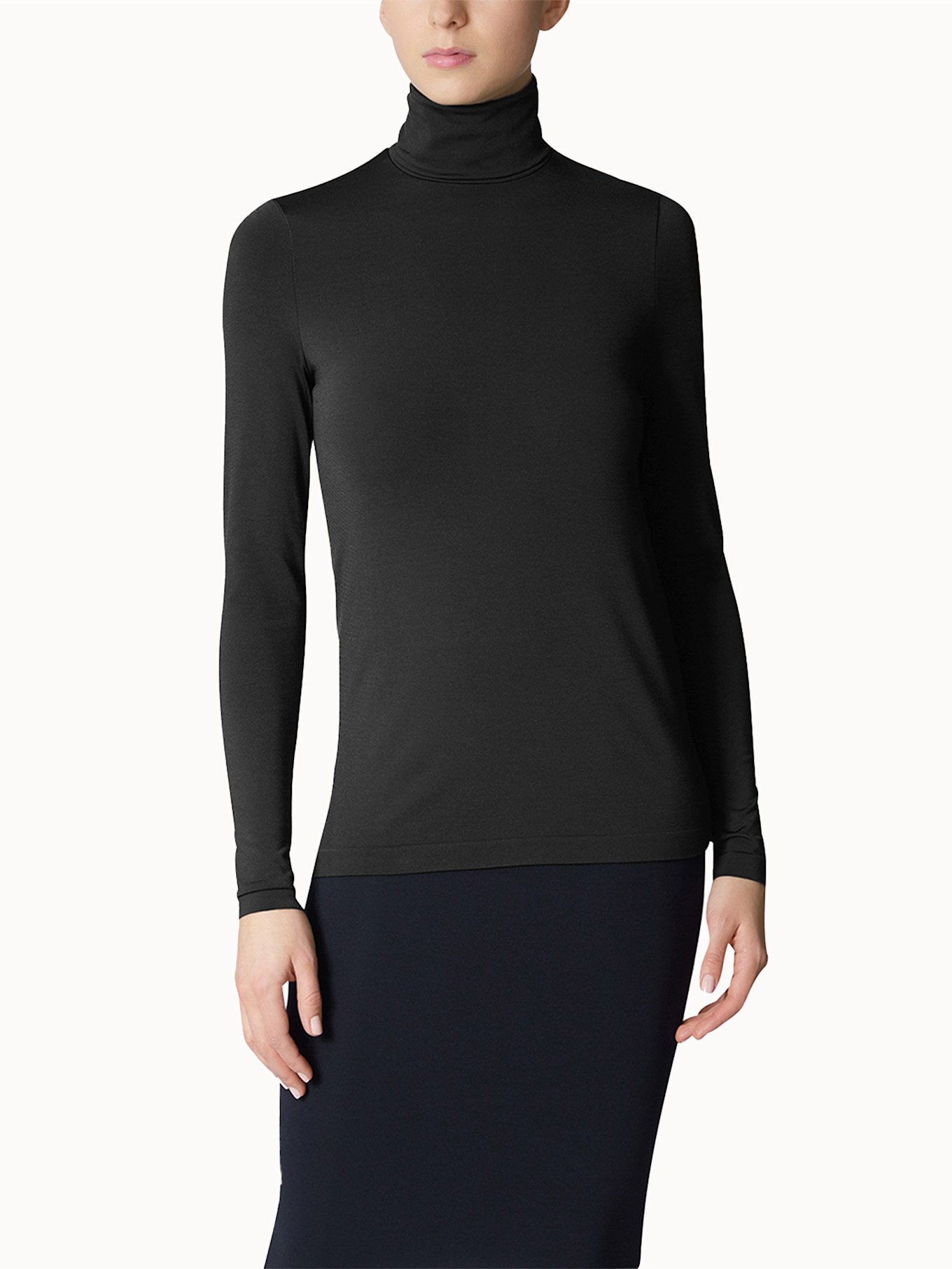 Wolford Pullover LUXE PULLOVER: SCHWARZ