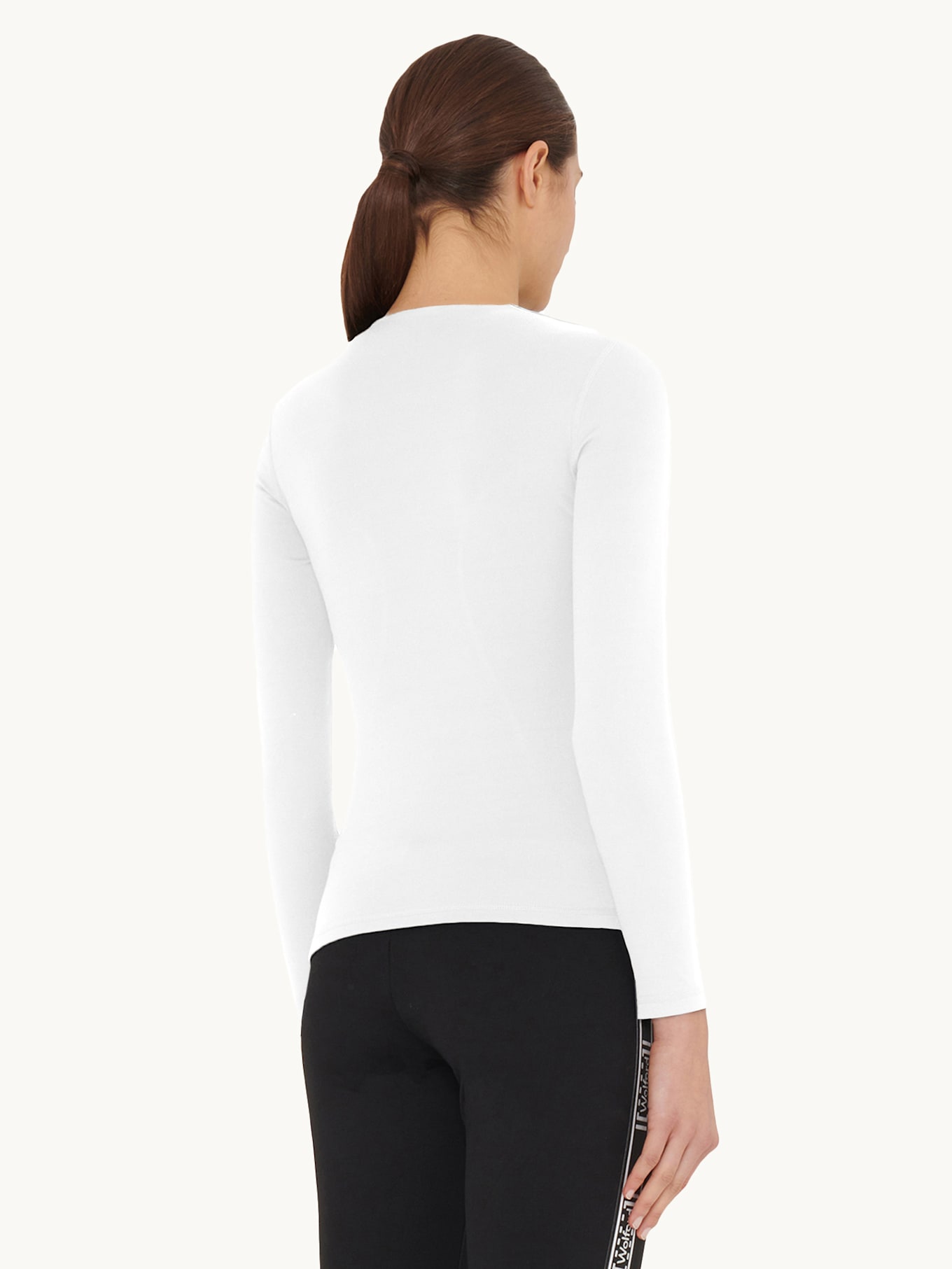 Wolford Wolford Top Long Sleeves Thermal Top Long Sleeves: WEISS