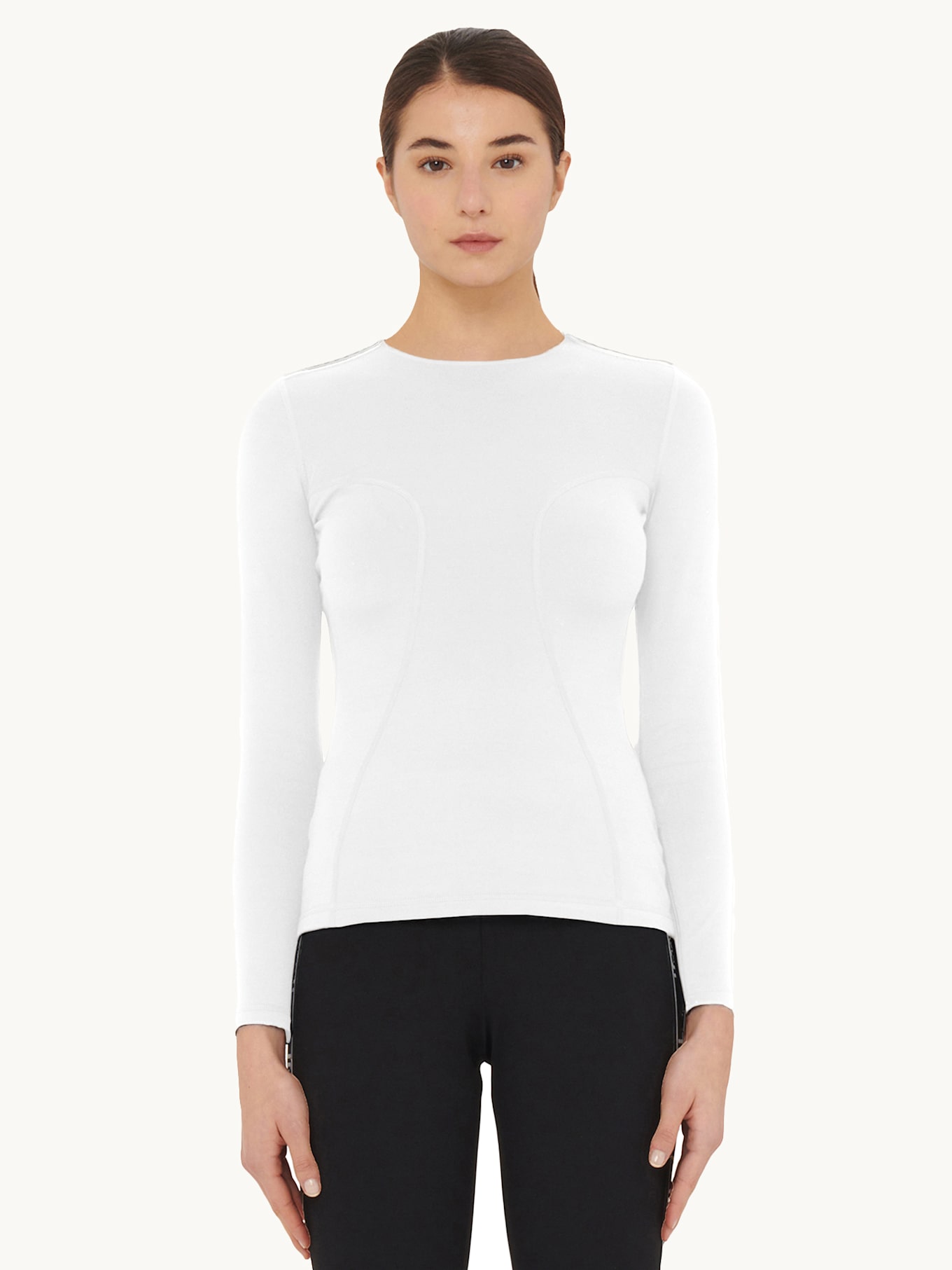 Wolford Wolford Top Long Sleeves Thermal Top Long Sleeves: WEISS