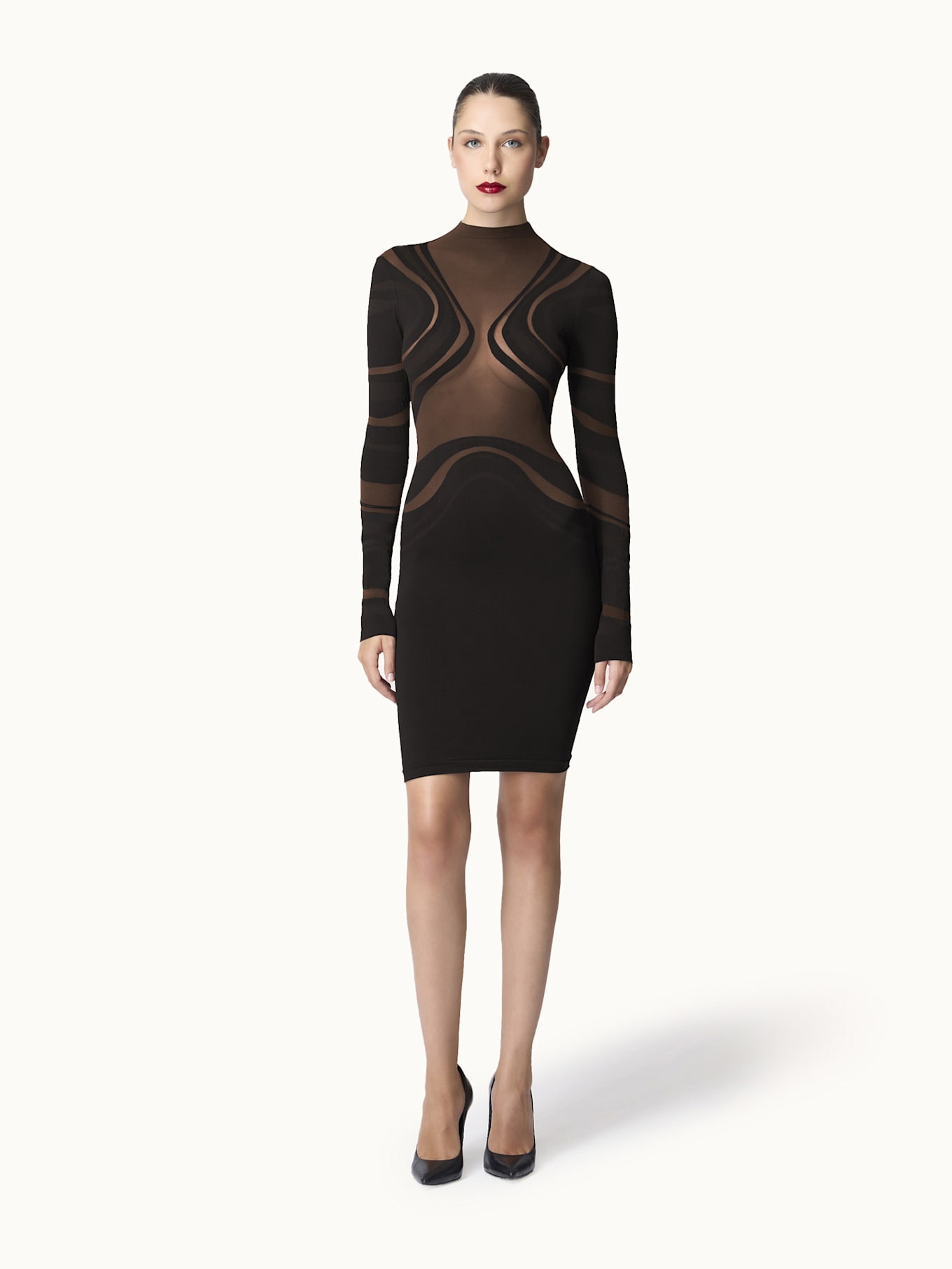 Wolford Kleid VENUS DRESS: BRAUN