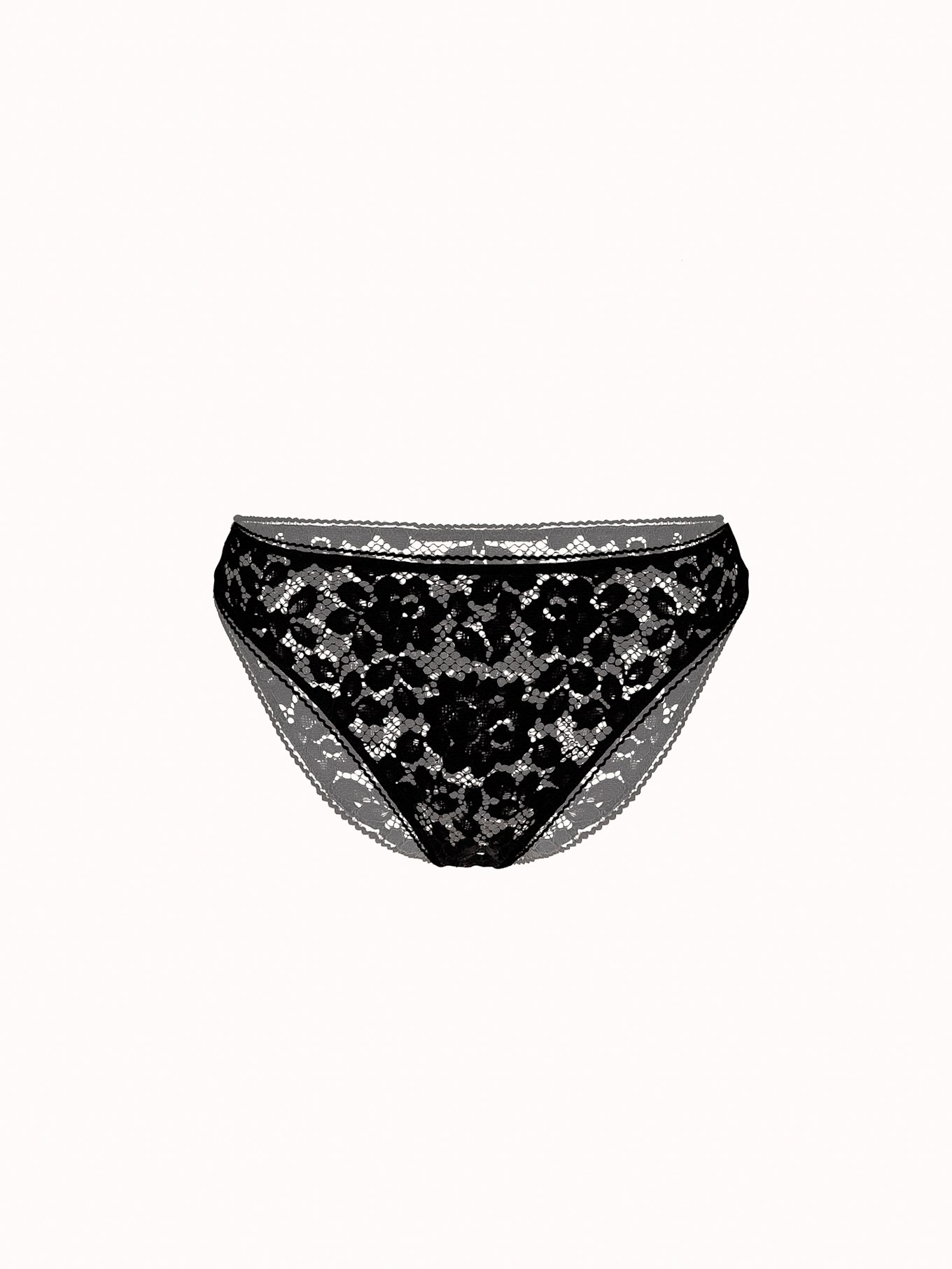 Wolford Lingerie Tanga BOLD LACE BRIEF: SCHWARZ