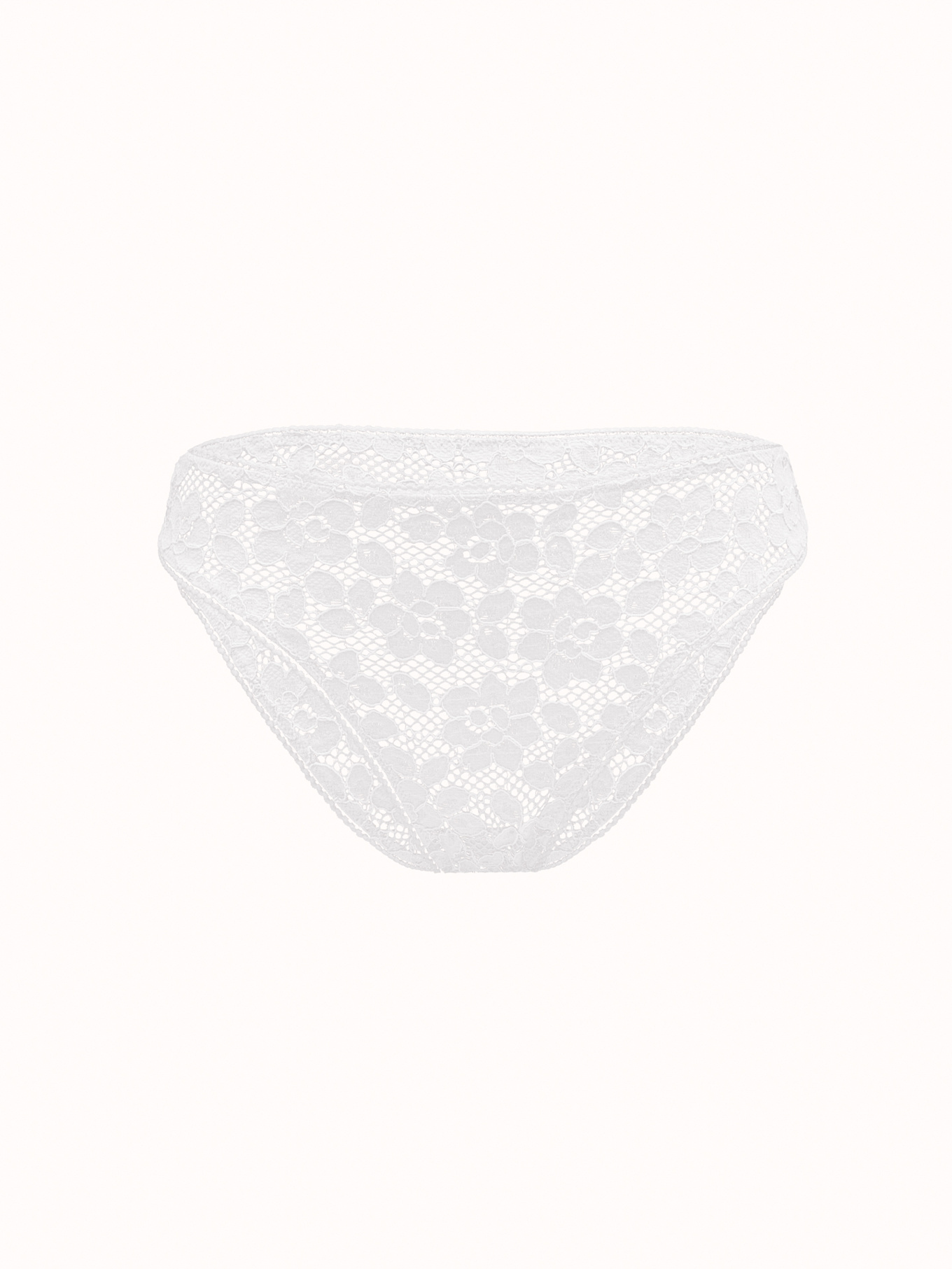 Wolford Lingerie Tanga BOLD LACE BRIEF: WEISS